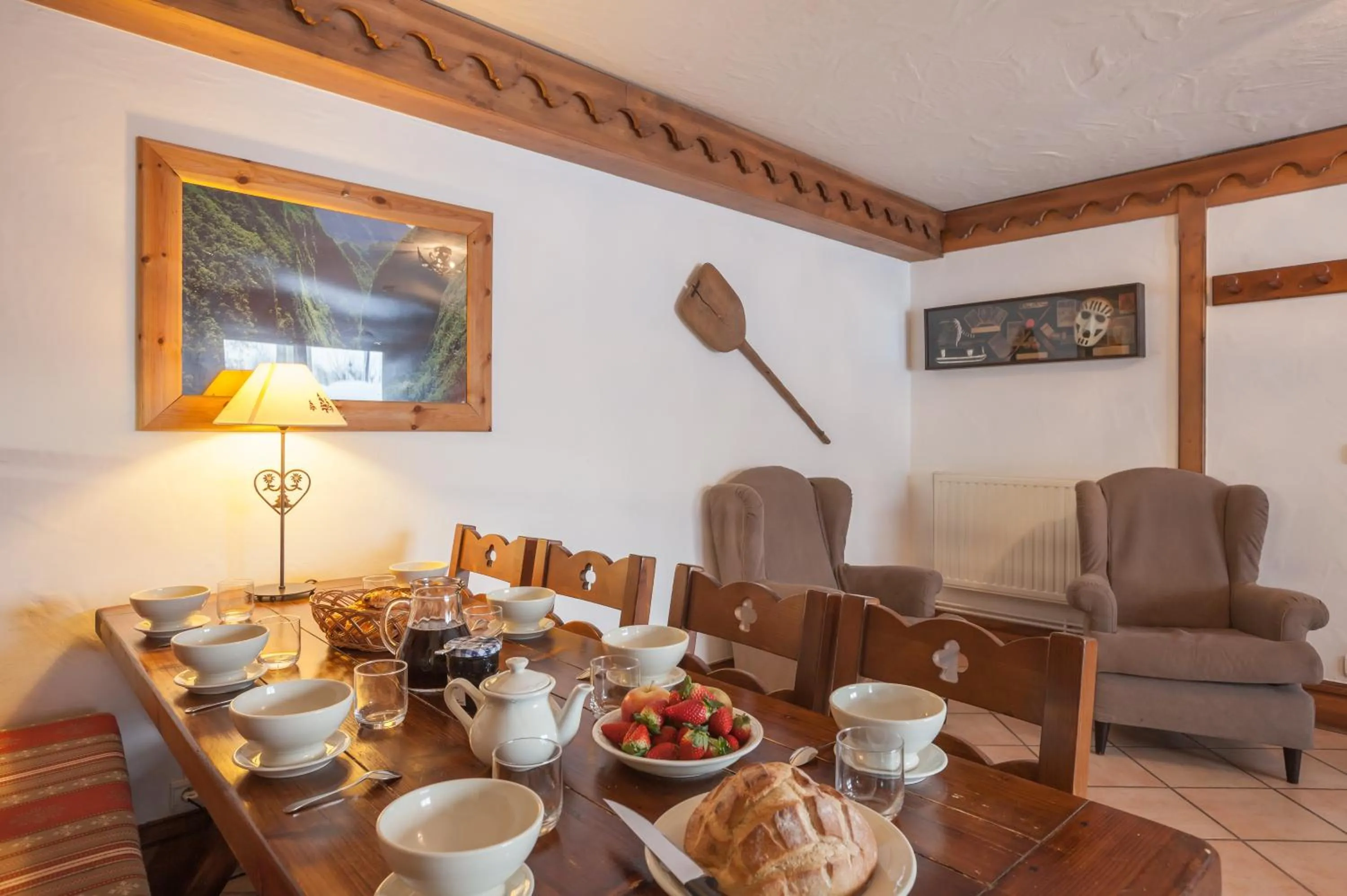 Living room in Résidence Pierre & Vacances Premium La Ginabelle