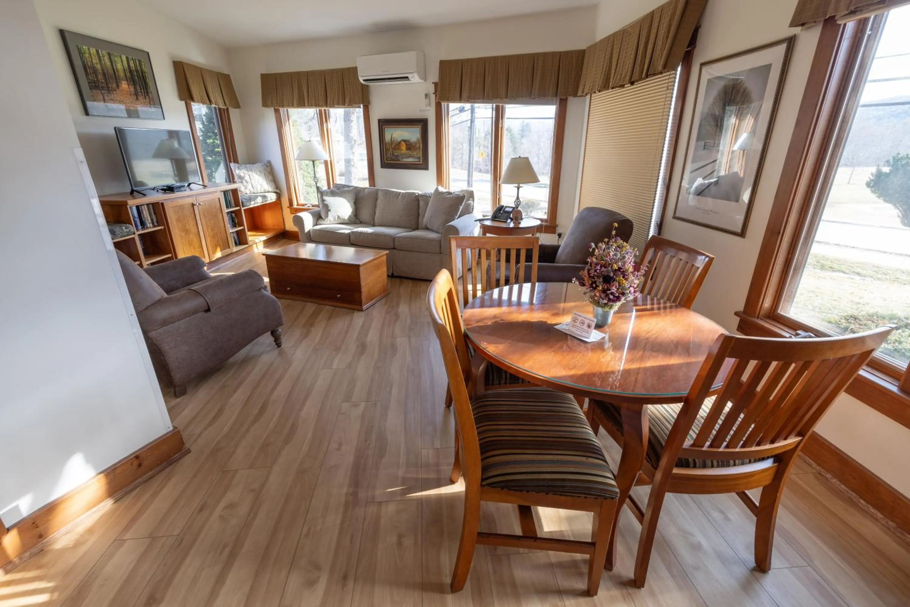 Living room in Winwood Condominiums by Windham Mountain Club