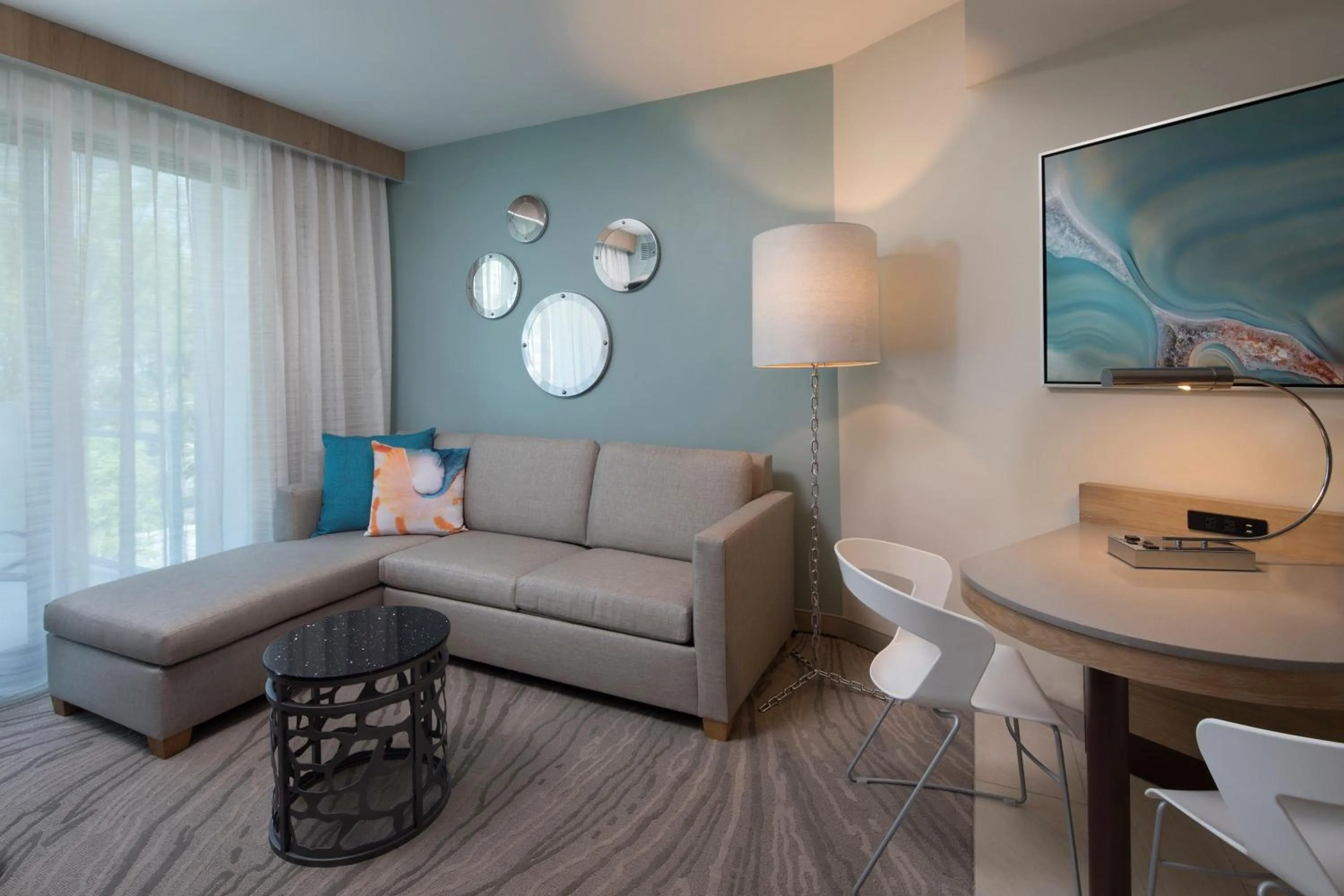 Living room in Zota Beach Resort