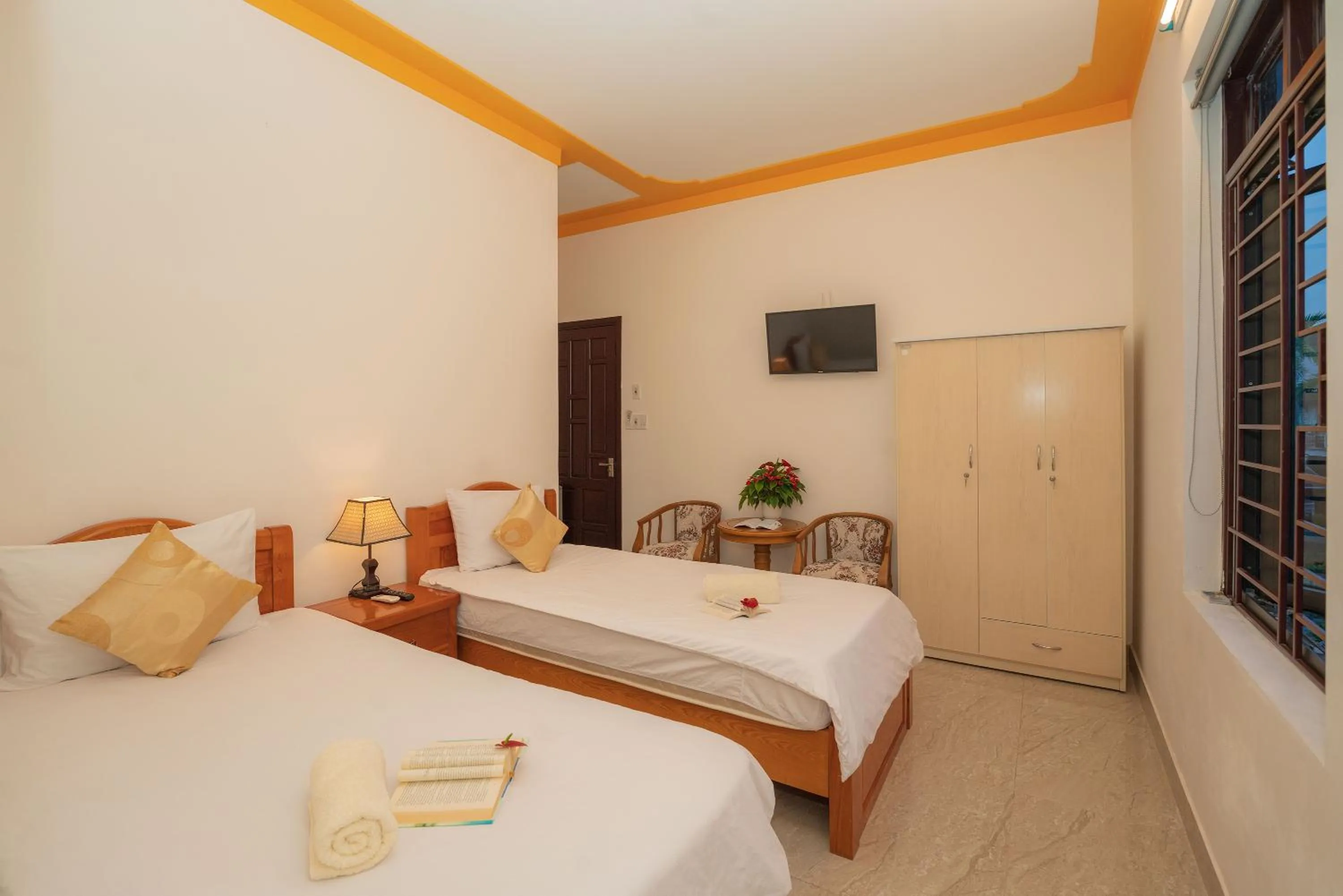 TV and multimedia, Bed in Thinh Phuc Homestay