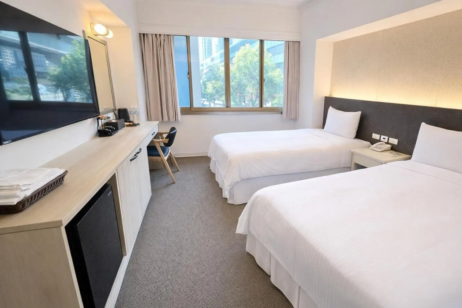 Bed in Ful Won Hotel