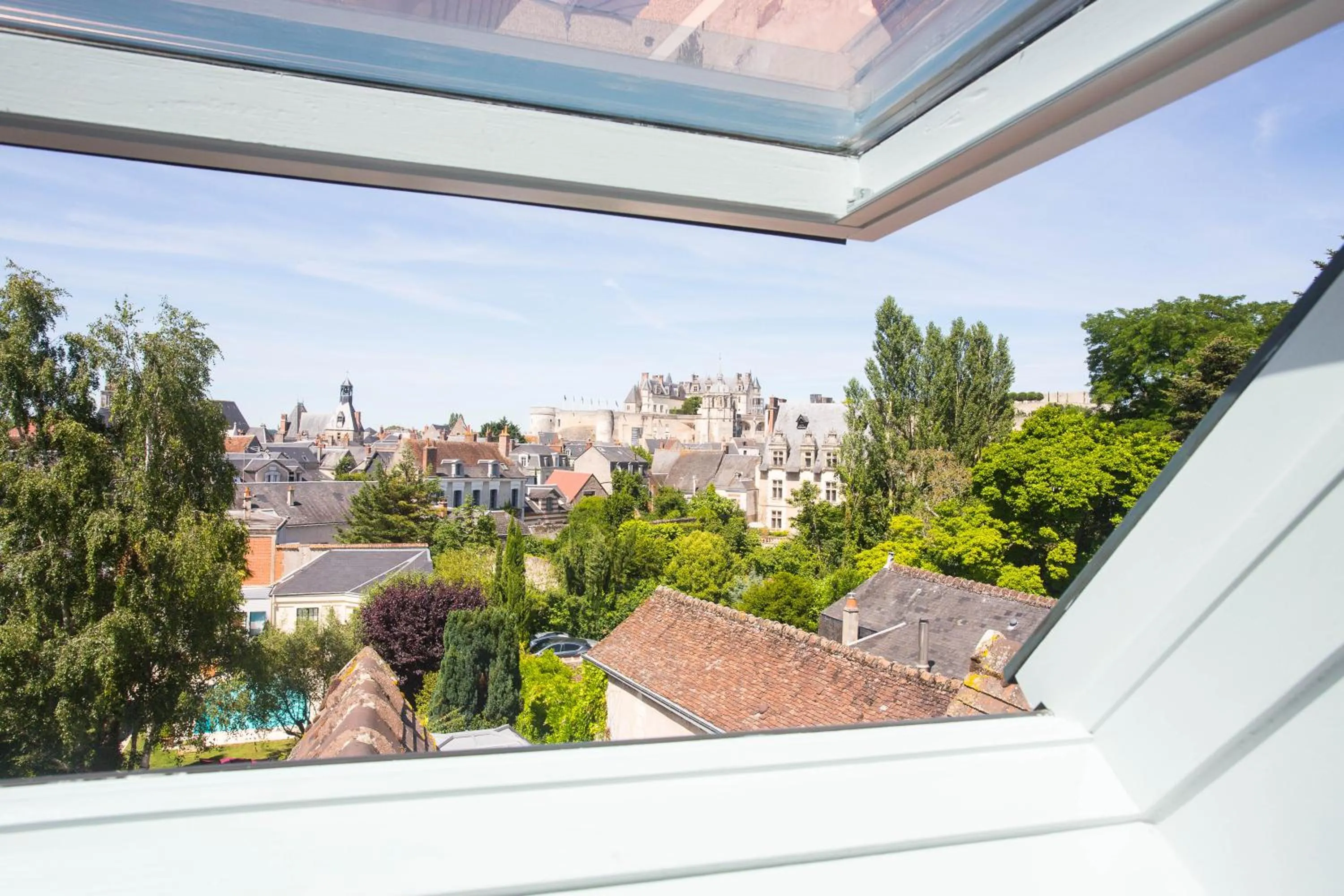 City view in Hôtel Spa - Au Charme Rabelaisien