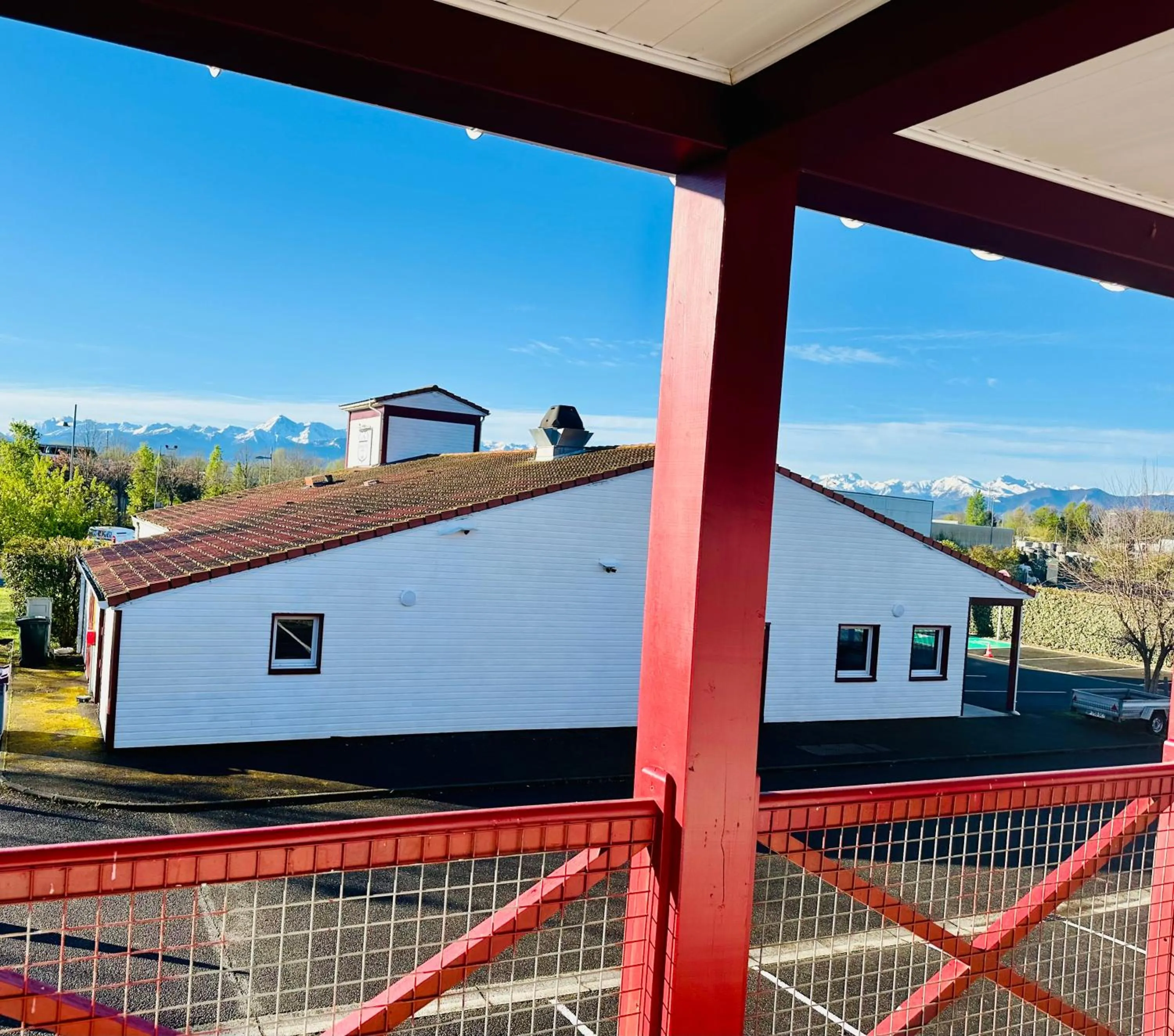 View (from property/room) in Everhotel route64 Tarbes-Ibos