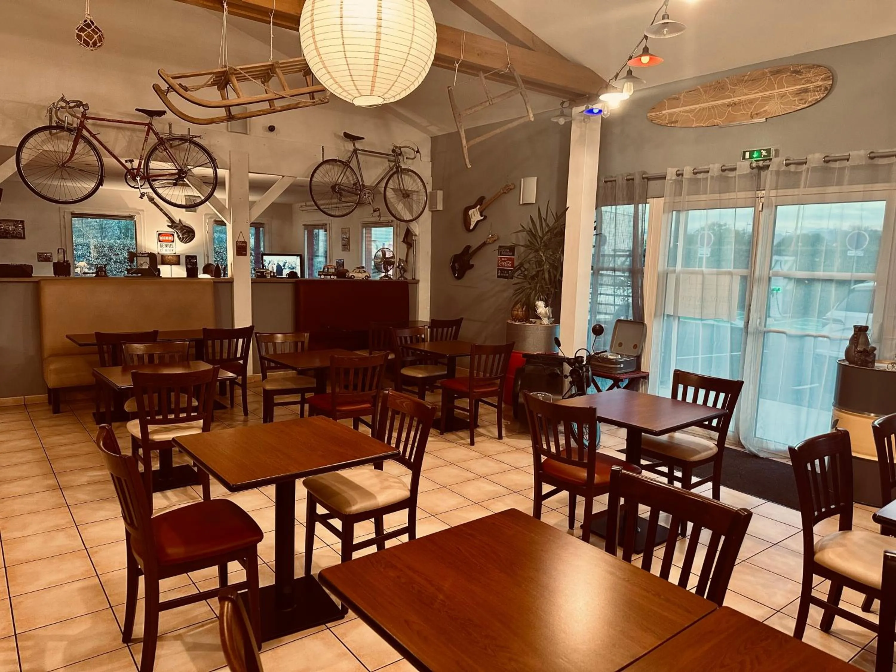 Lobby or reception in Everhotel route64 Tarbes-Ibos