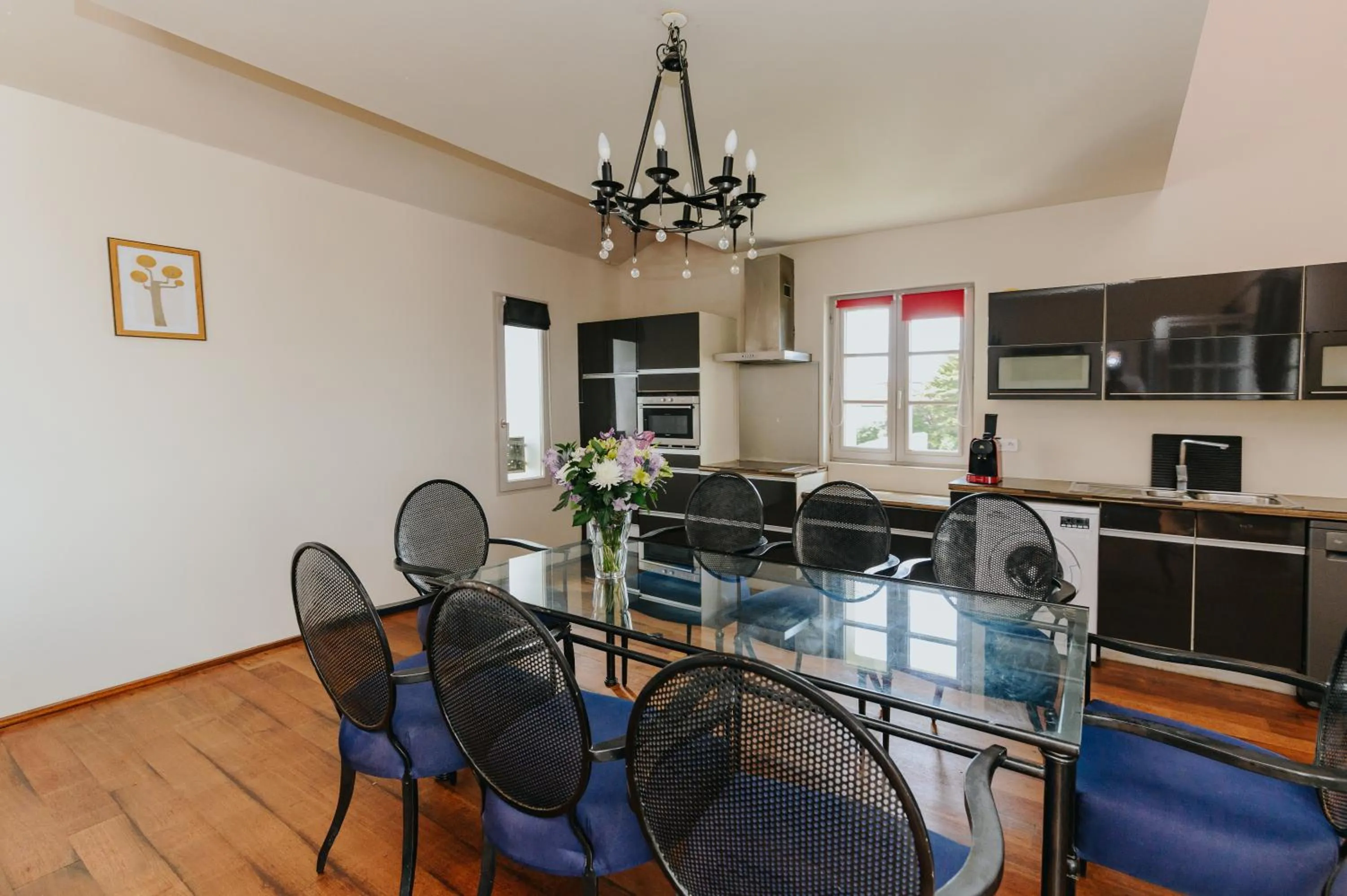Dining area in Villa Clara, Résidence face à l'océan et au golf de Chiberta