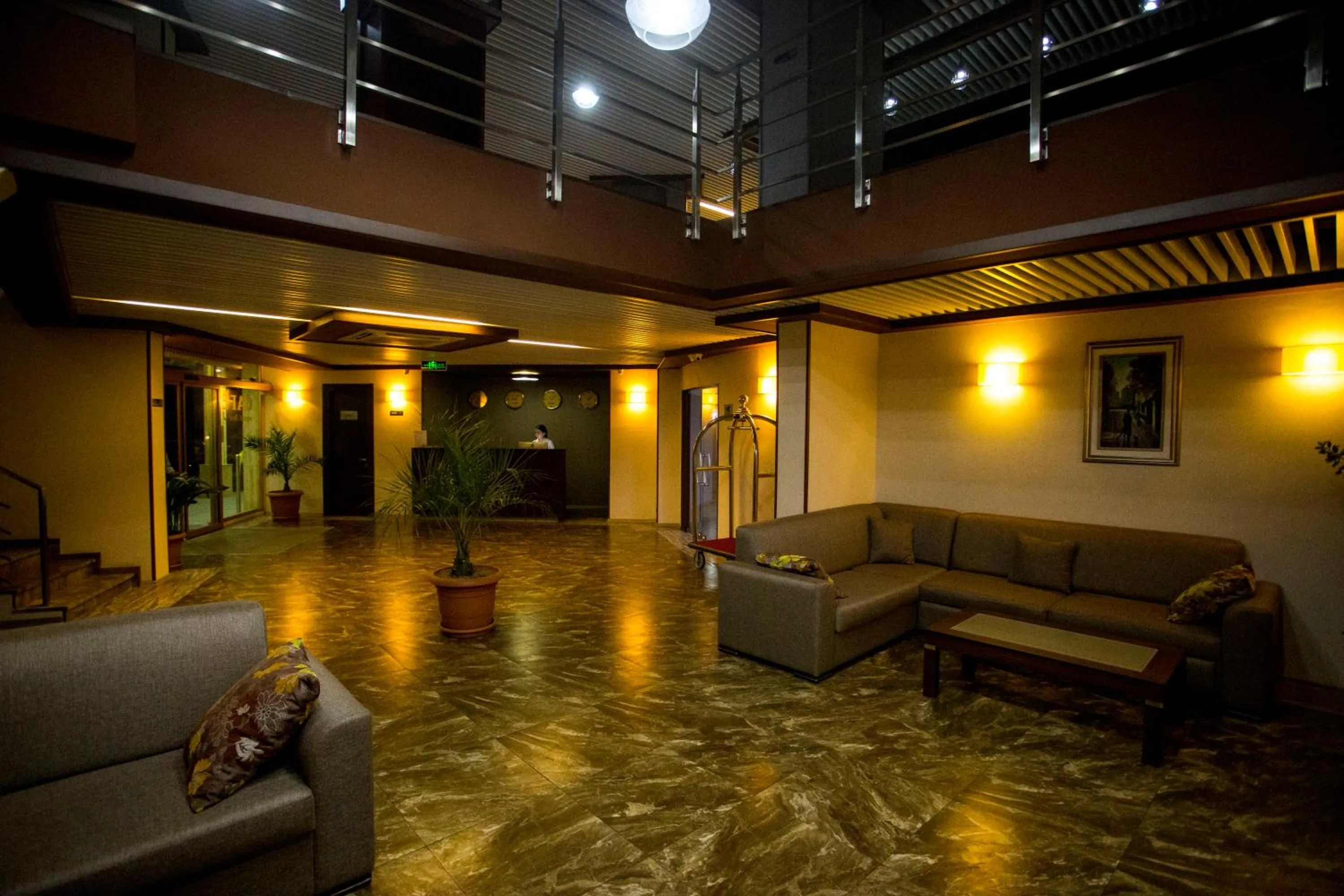 Lobby or reception in Hotel Corner Inn