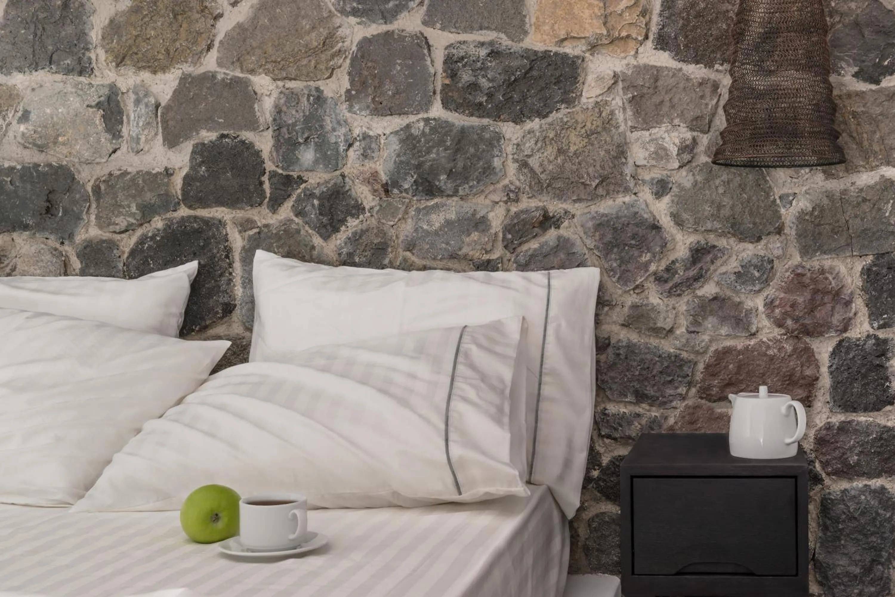 Decorative detail, Bed in Eucalyptus Houses