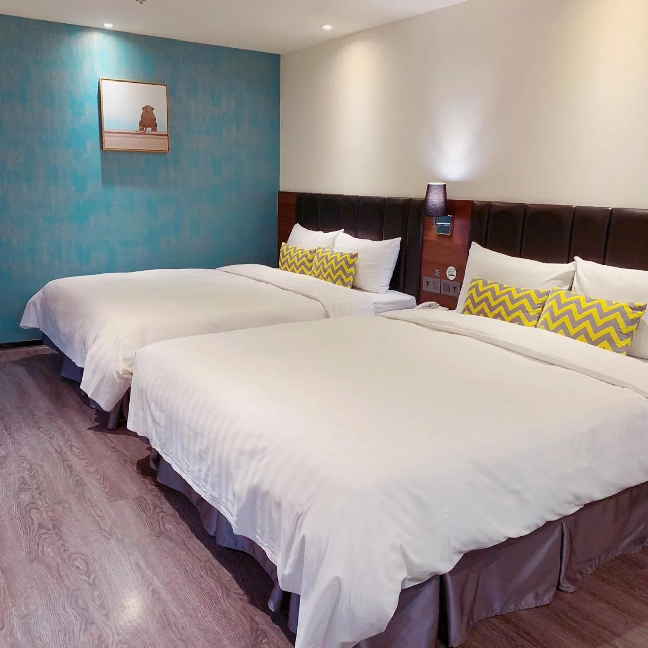 Bed in Goldinn Hotel