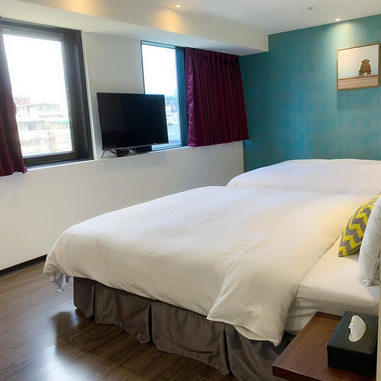 Bed in Goldinn Hotel