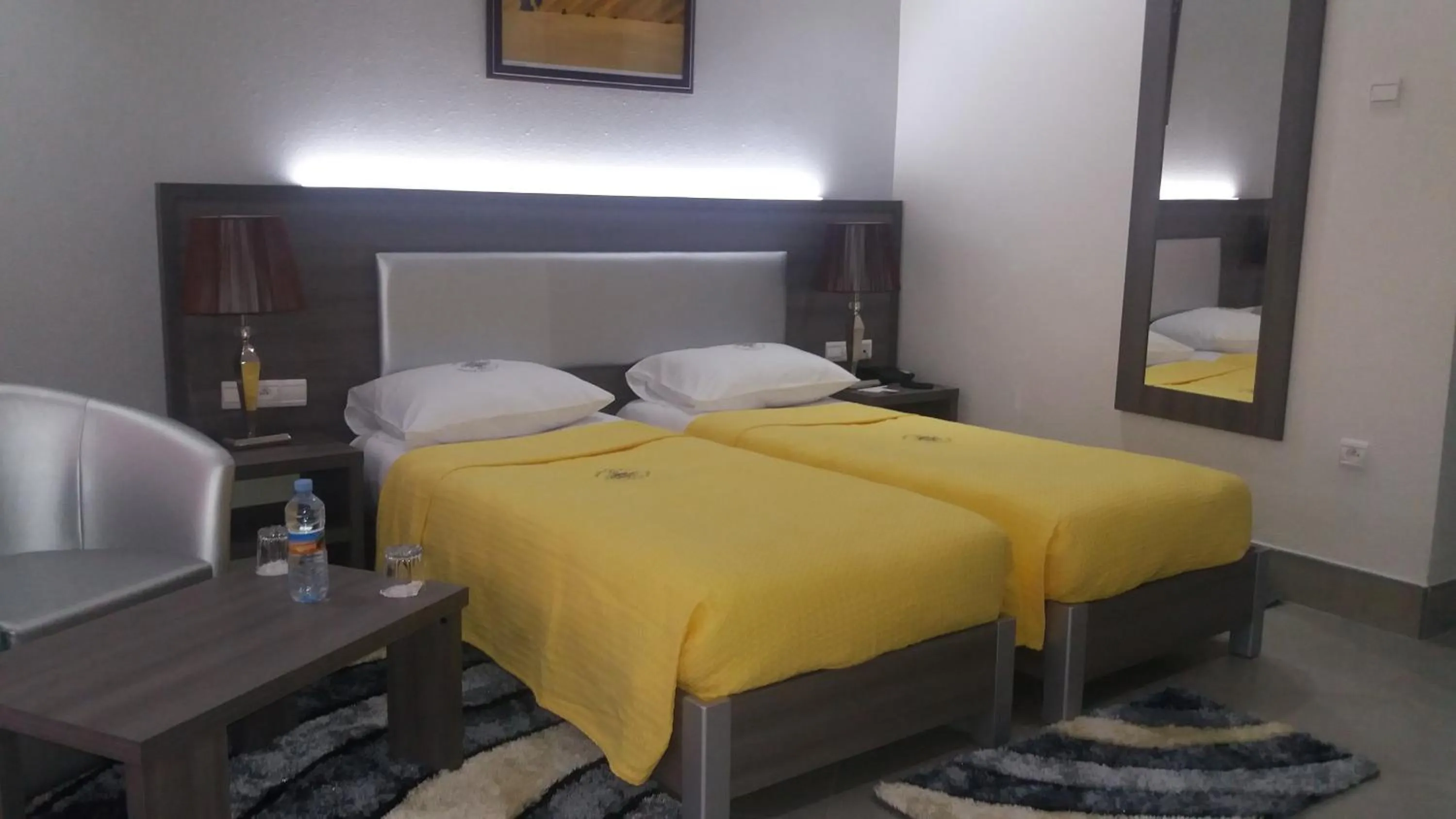 Bed in Nouakchott Hotel