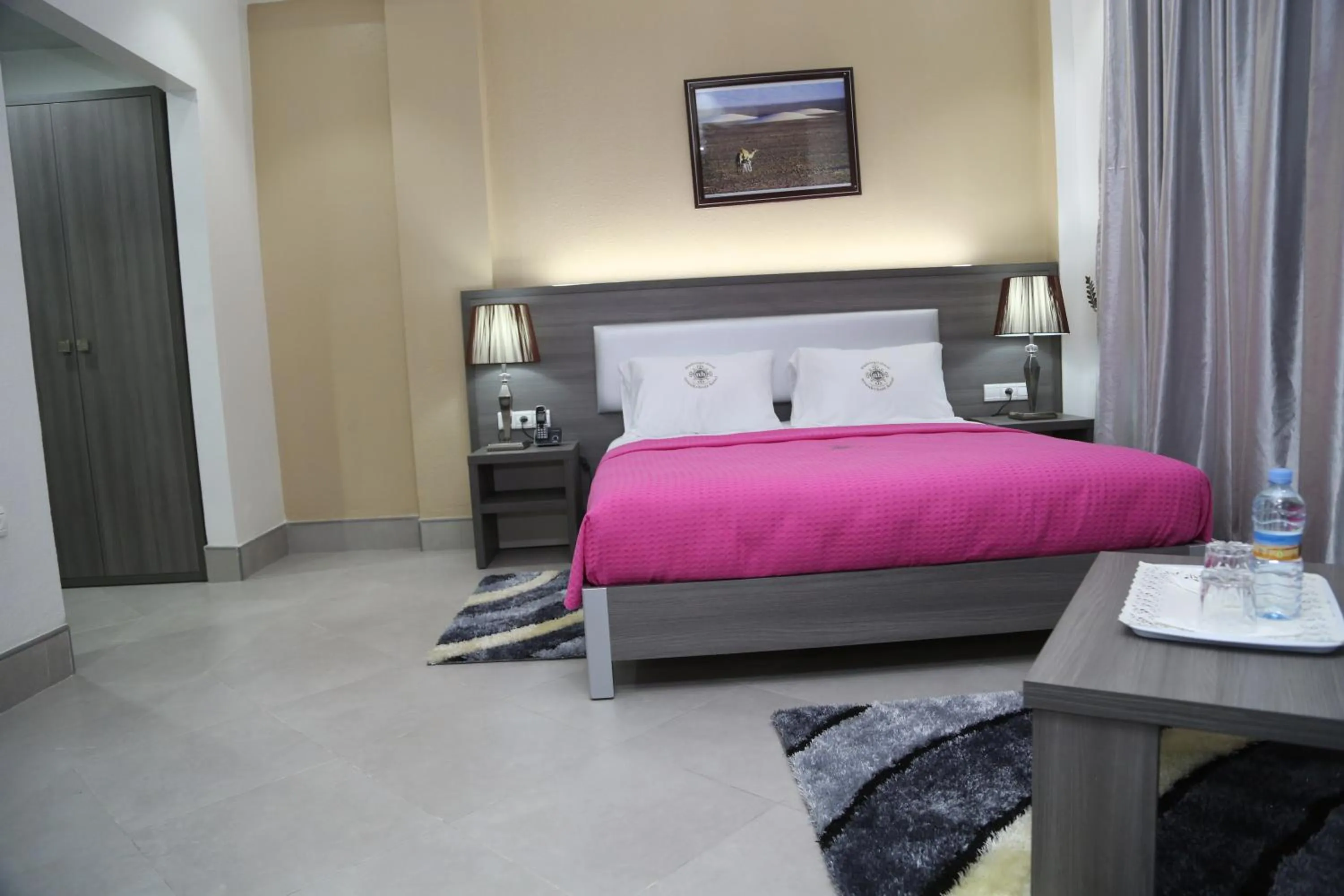 Bed in Nouakchott Hotel