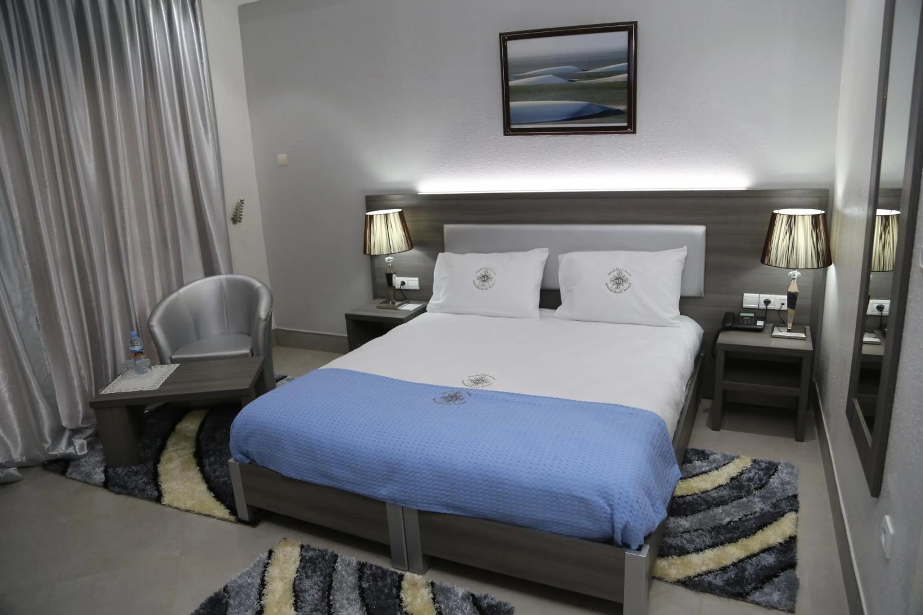 Bed in Nouakchott Hotel