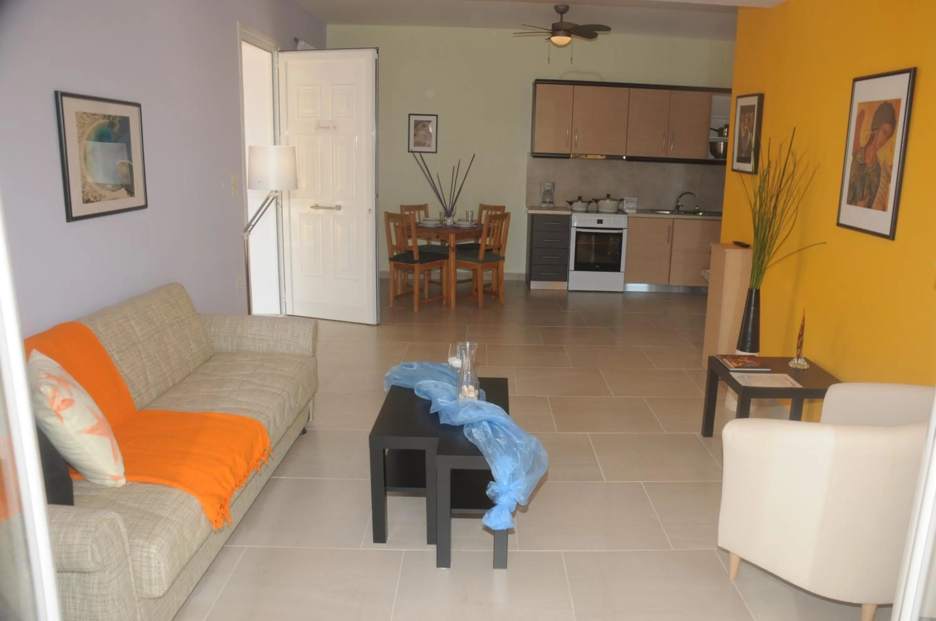 Living room in Aegean View Villa