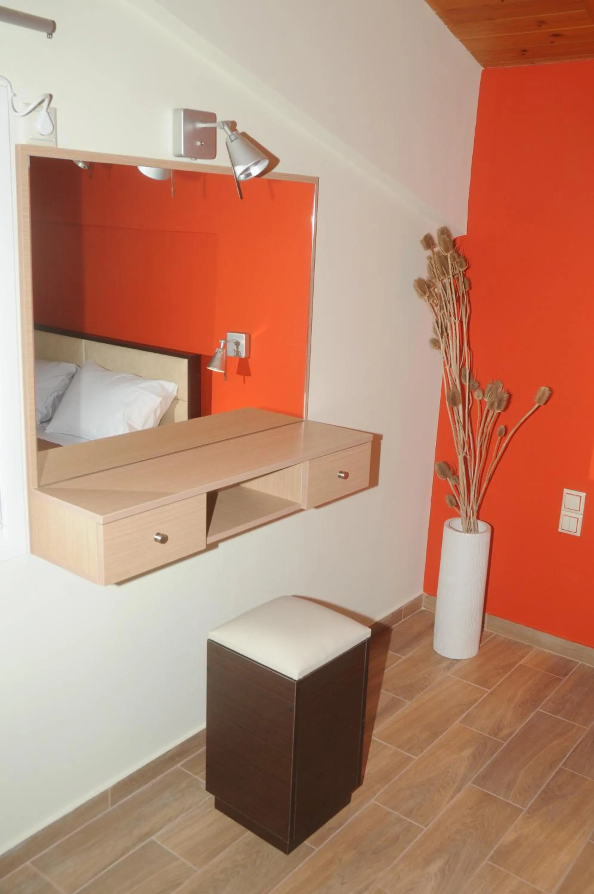 Decorative detail, Bed in Aegean View Villa