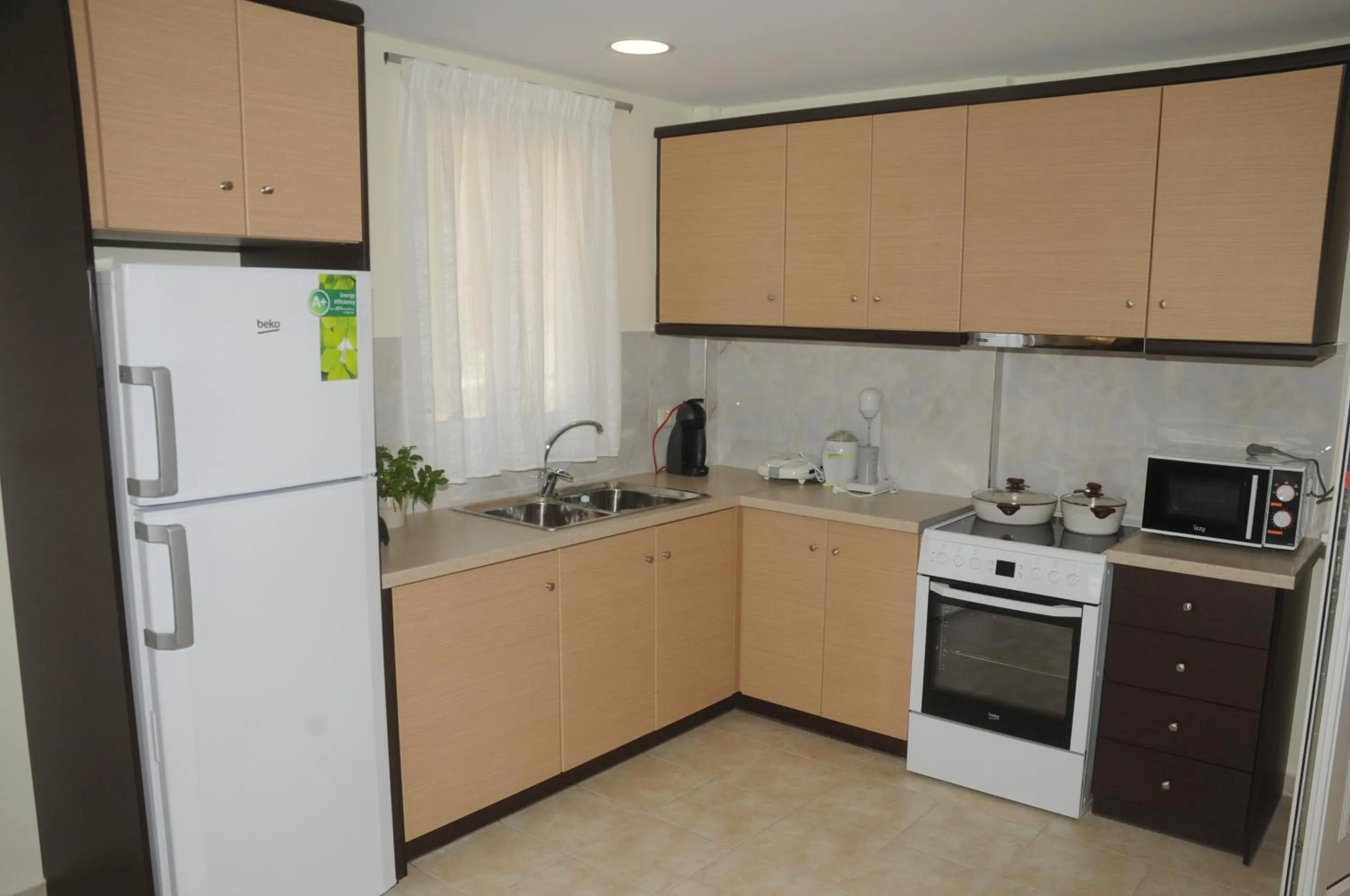 Kitchen or kitchenette in Aegean View Villa