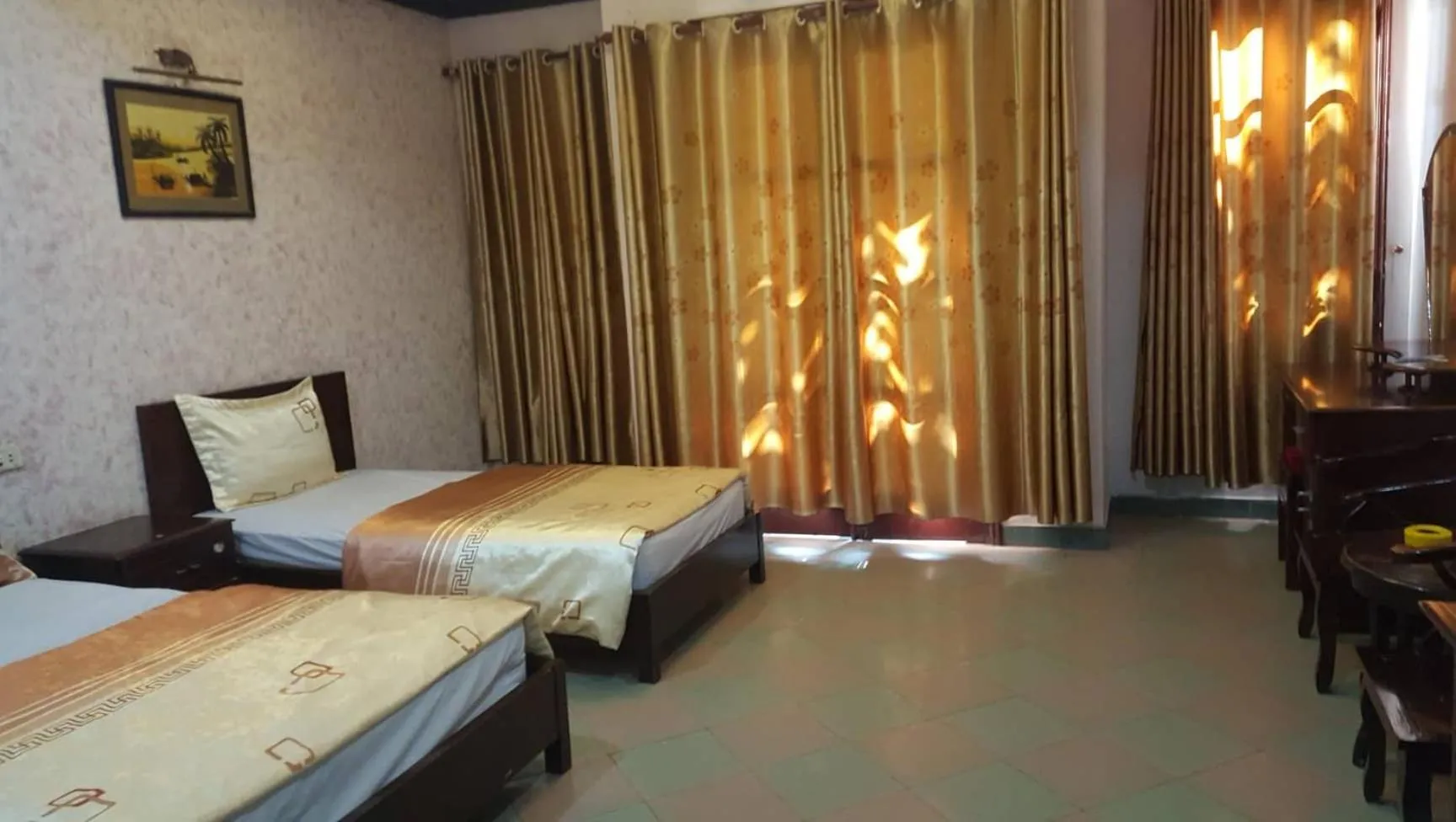 Bed in Hai Duong Hotel