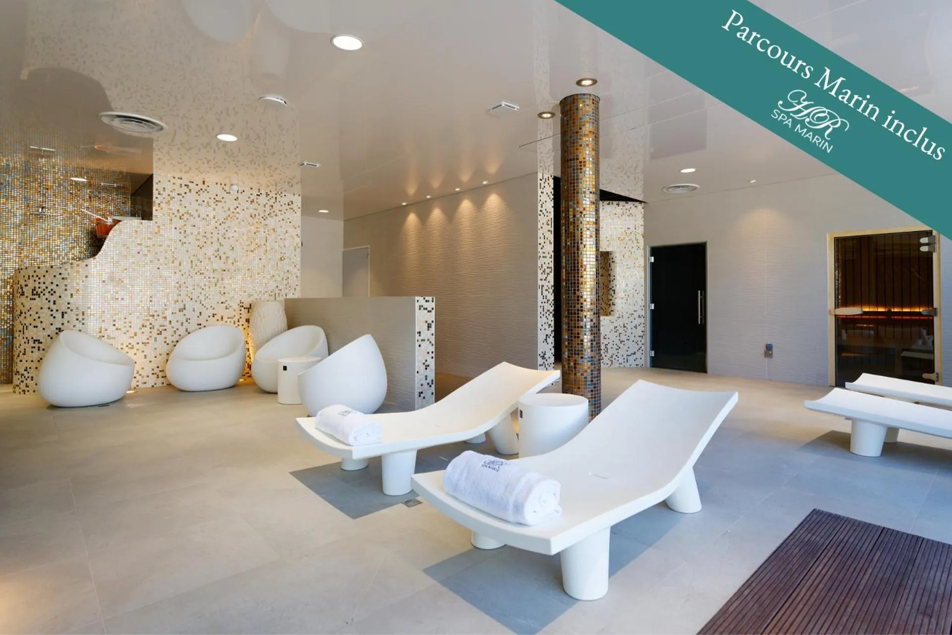 Spa and wellness centre/facilities in HR Hôtel-Restaurant & Spa Marin