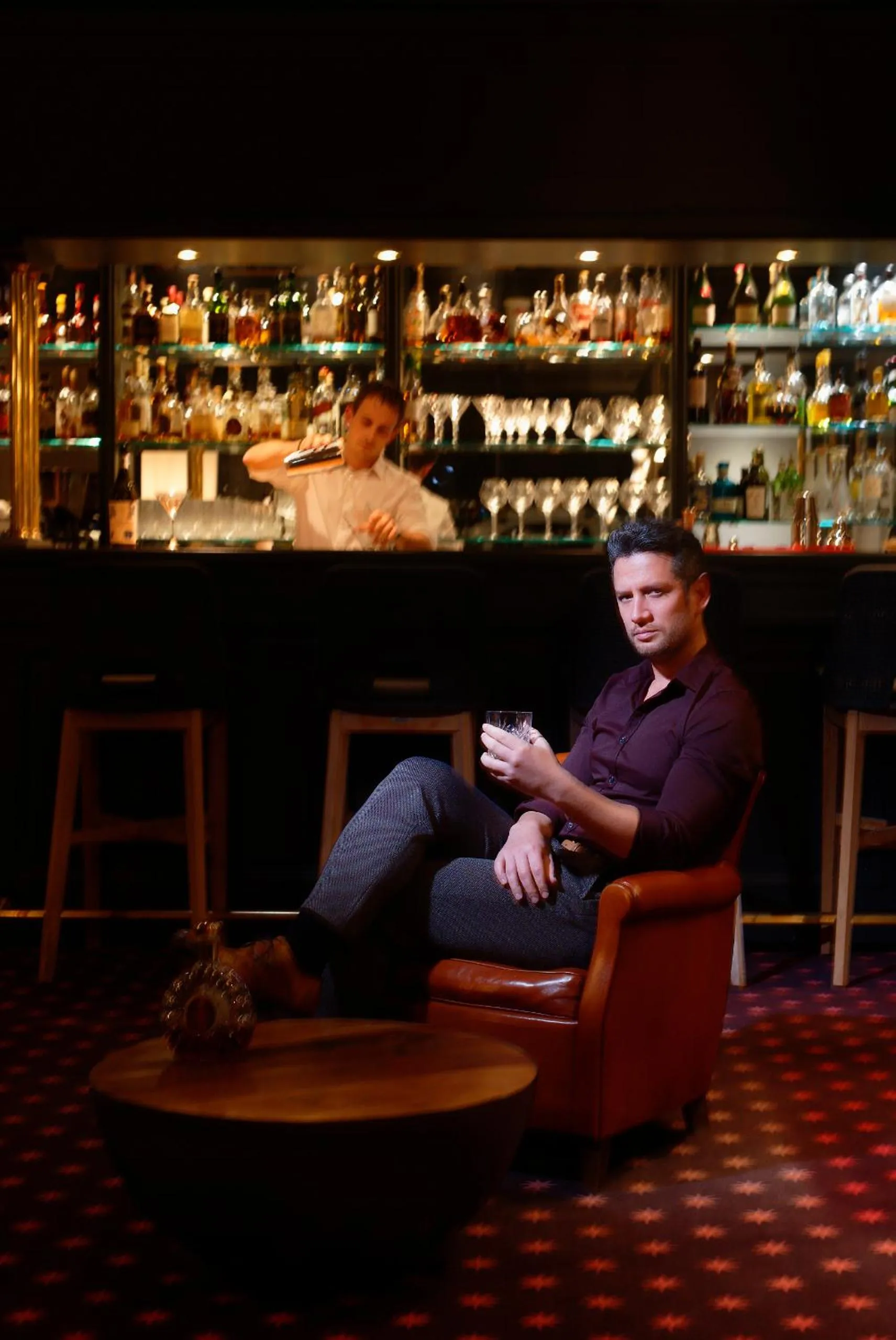 Lounge or bar in HR Hôtel-Restaurant & Spa Marin