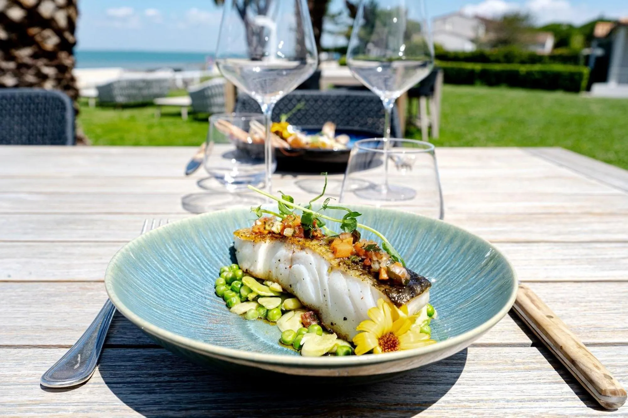 Food and drinks in HR Hôtel-Restaurant & Spa Marin