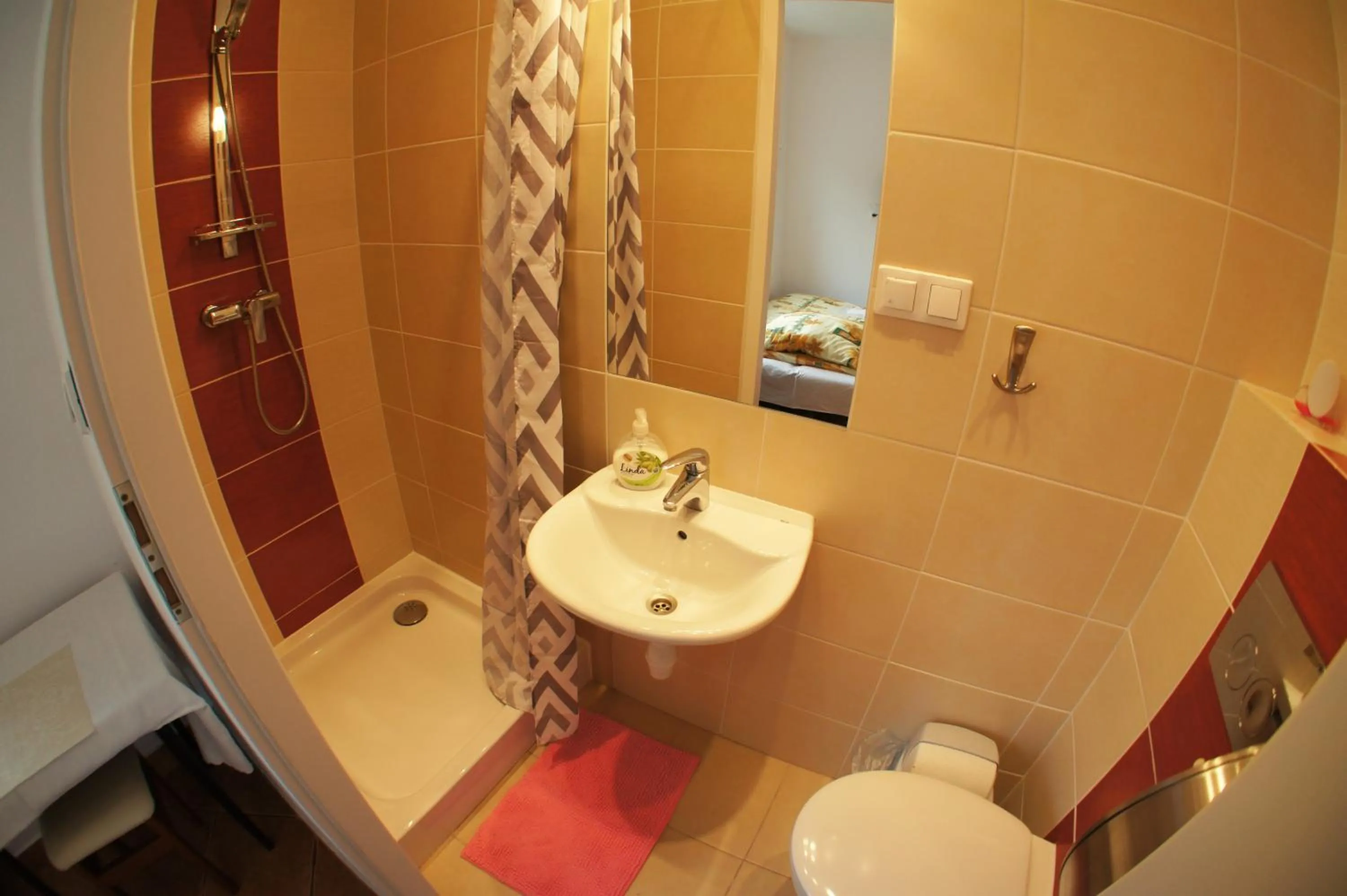 Shower in Apartament Poznań Jeżyce