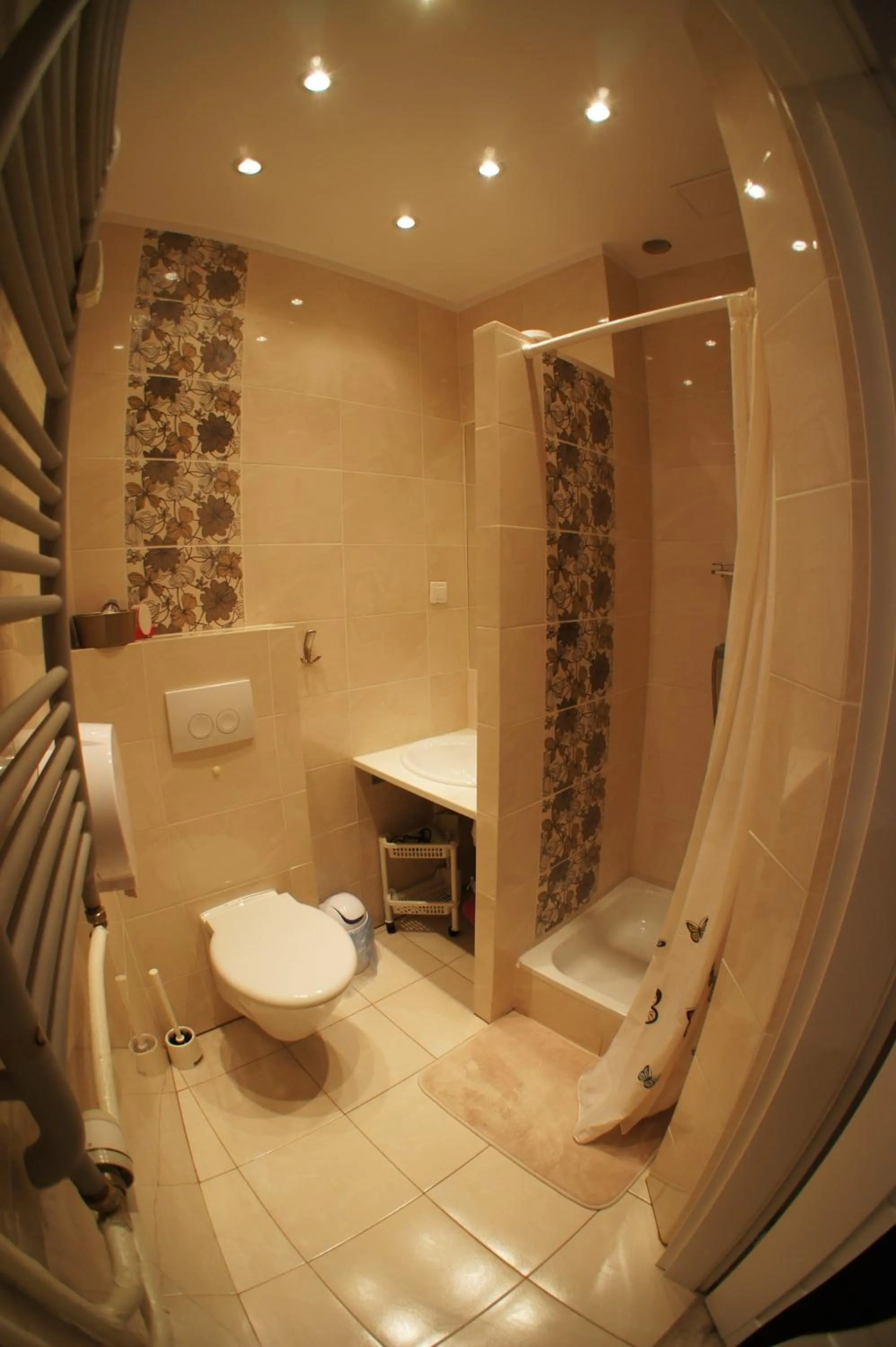 Shower in Apartament Poznań Jeżyce