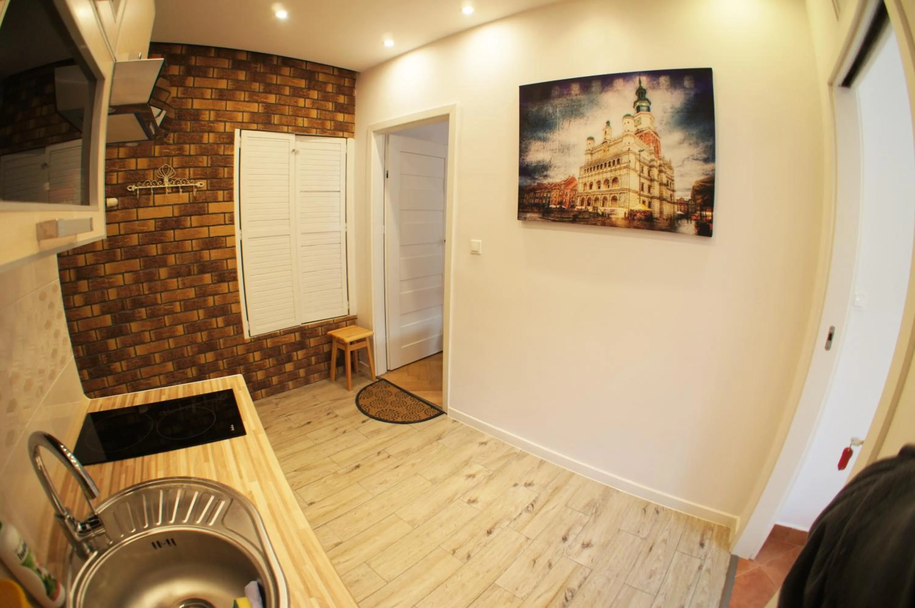 Kitchen or kitchenette in Apartament Poznań Jeżyce