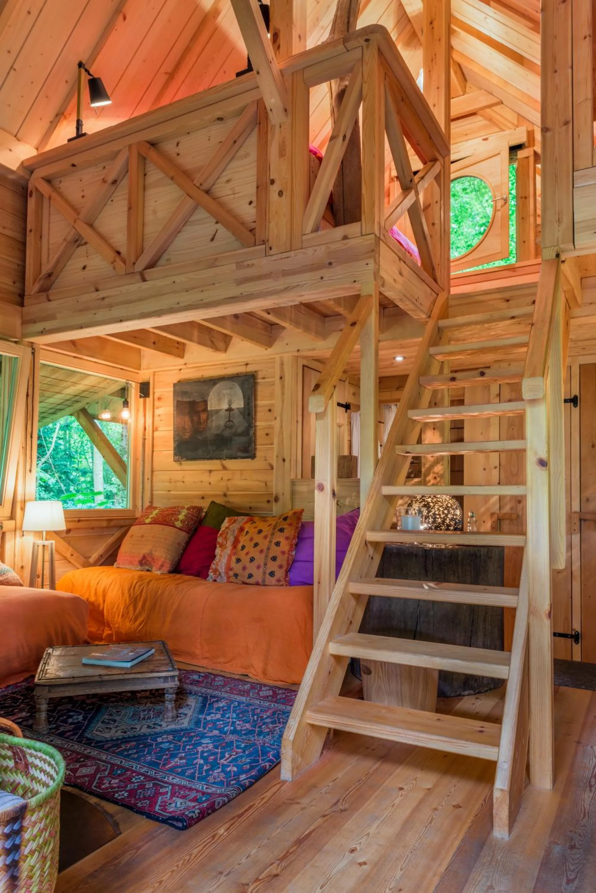 Seating area in Château de Saint Paterne