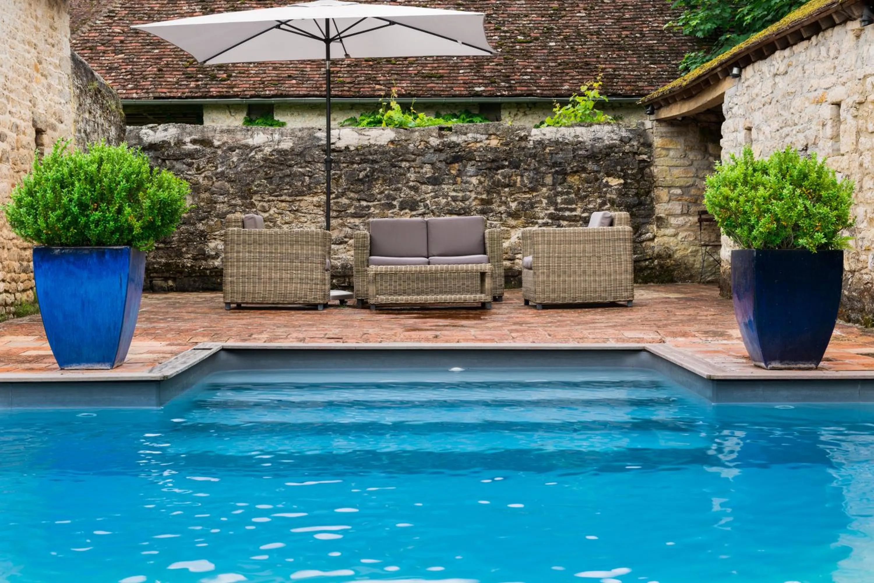 Patio in Château de Saint Paterne
