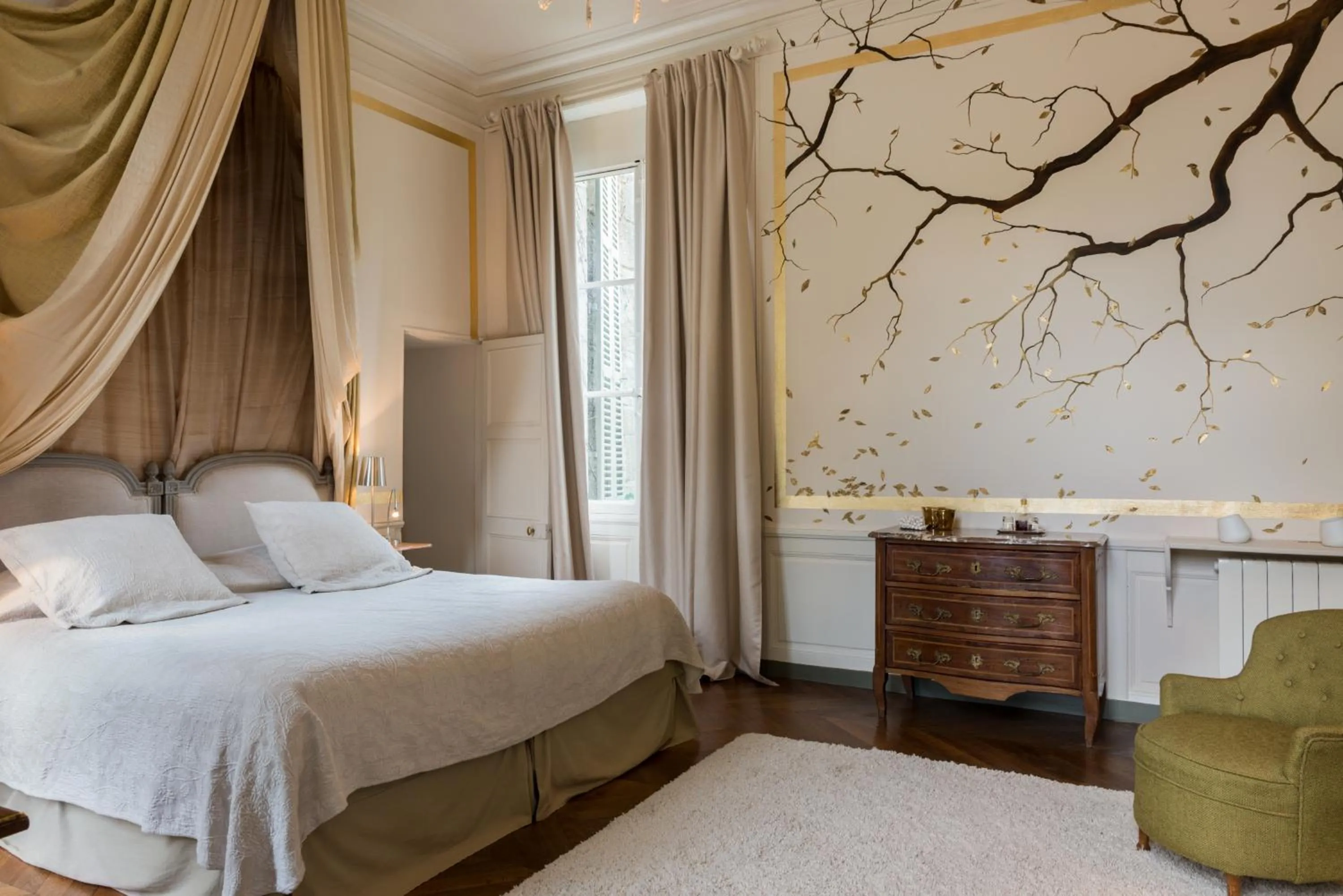 Bedroom, Bed in Château de Saint Paterne