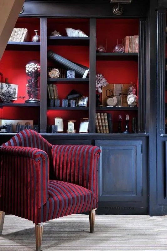 Seating area in Château de Saint Paterne