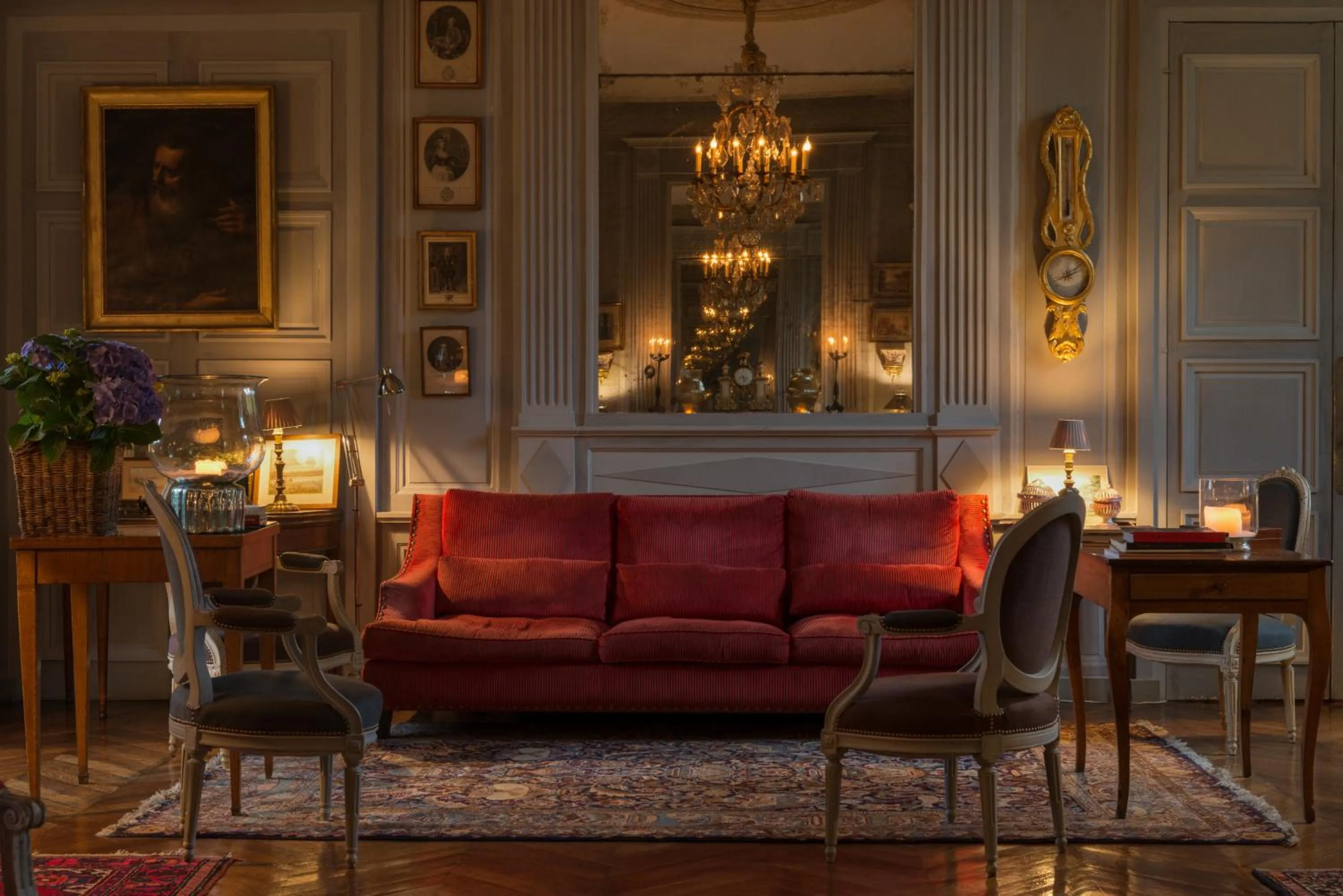 Living room in Château de Saint Paterne