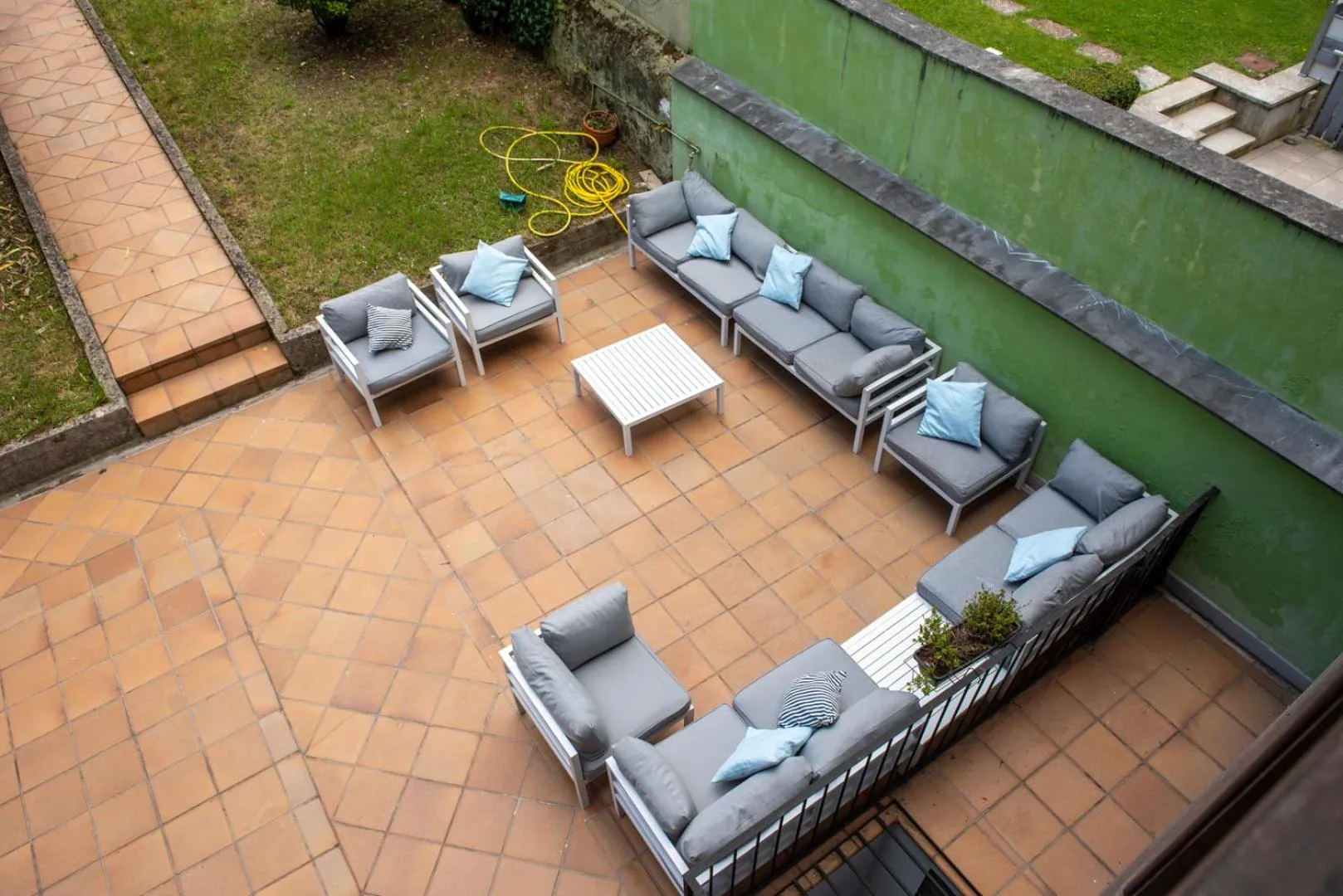 Patio in Hotel Puerto de Llanes
