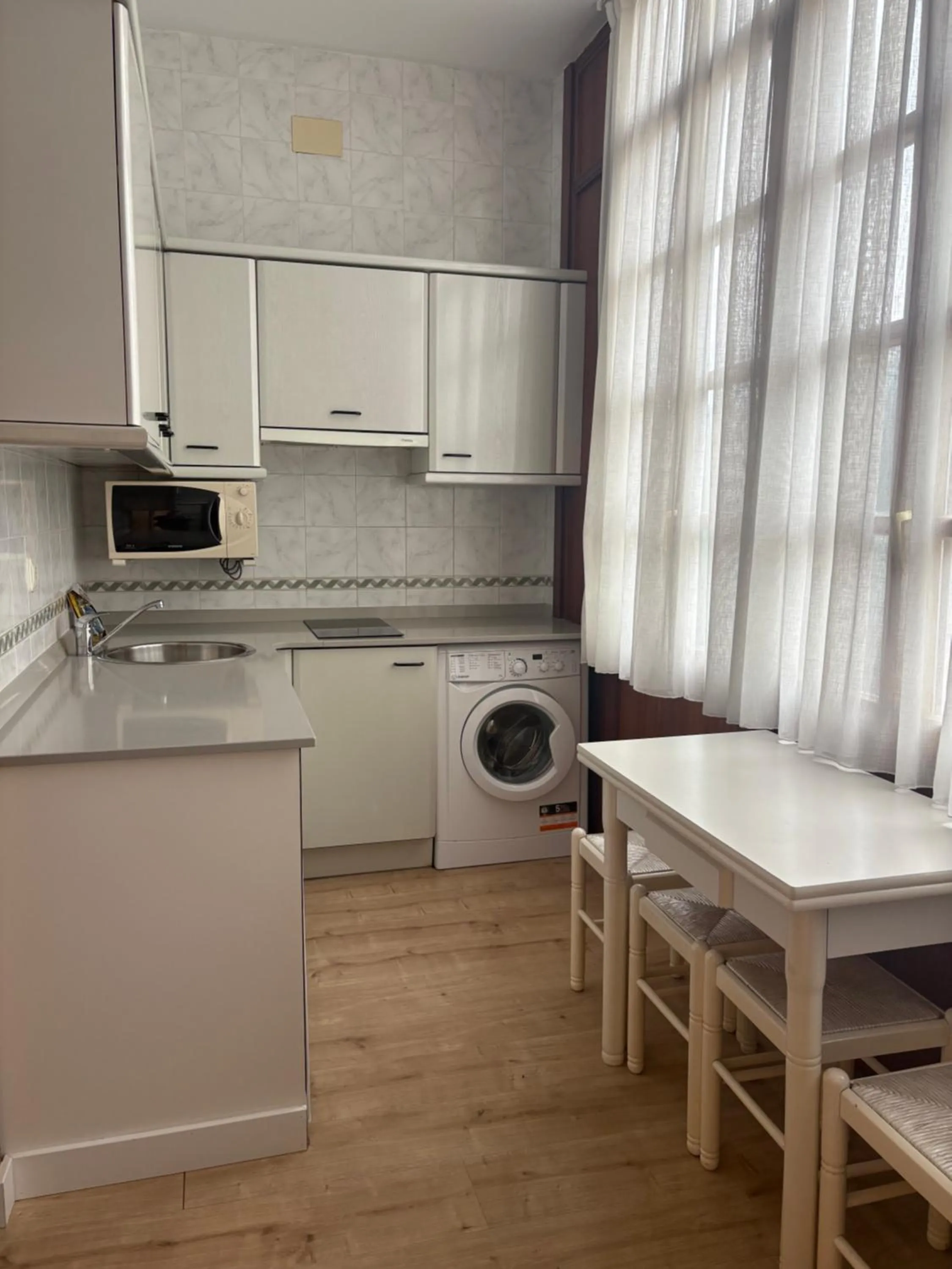 Kitchen or kitchenette in Hotel Puerto de Llanes