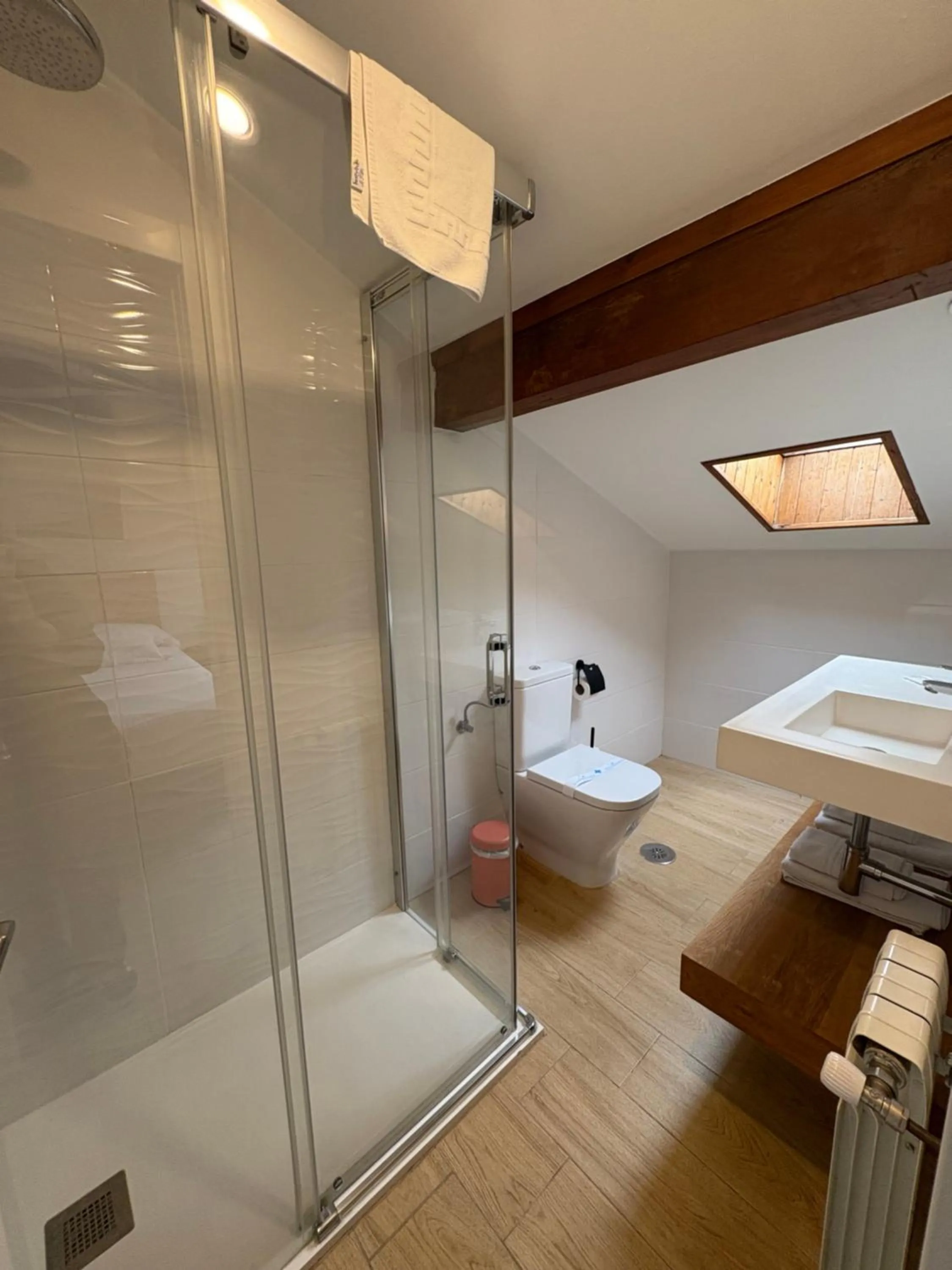 Shower in Hotel Puerto de Llanes