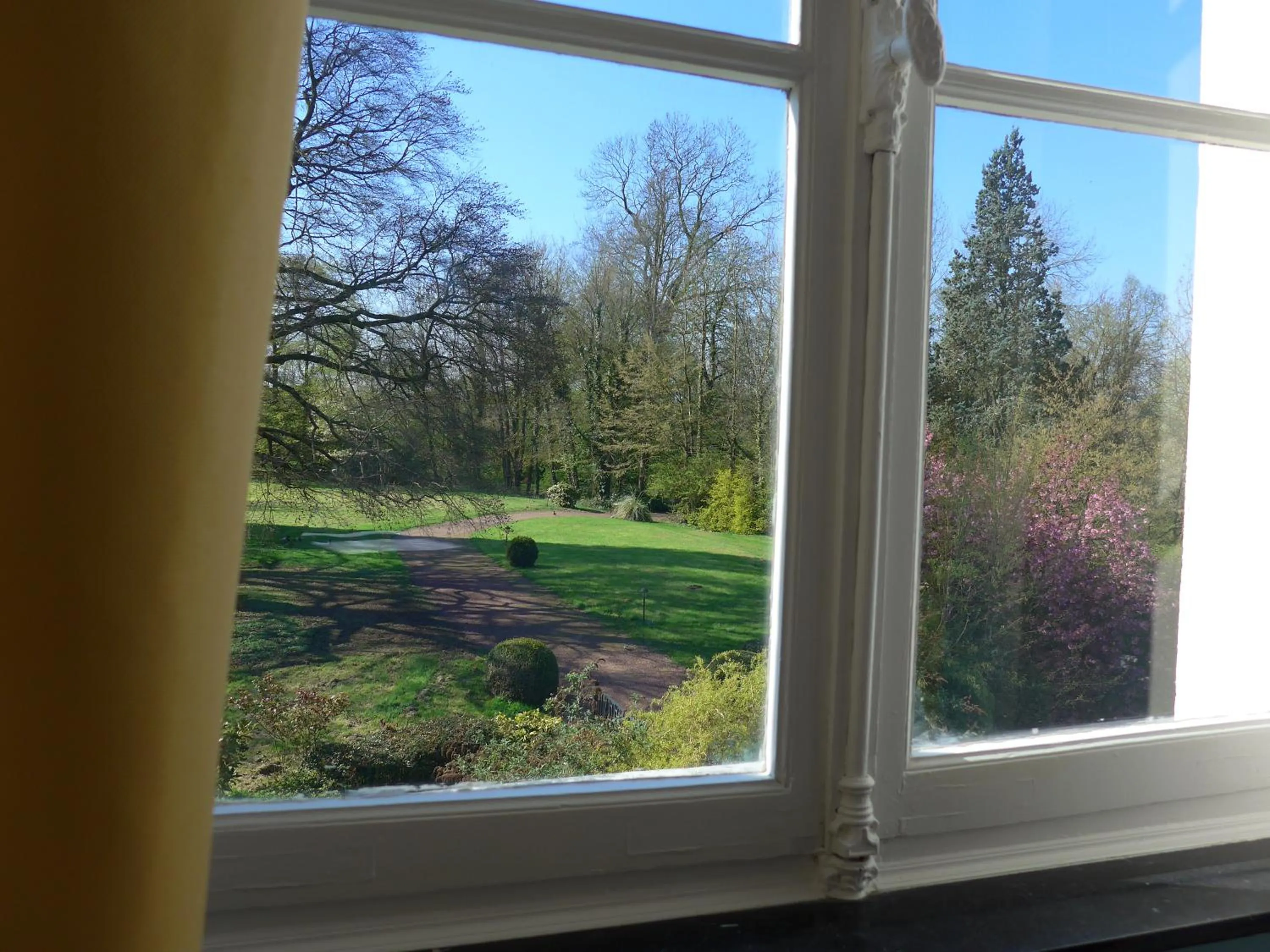 Garden view in Chateau D'aubry