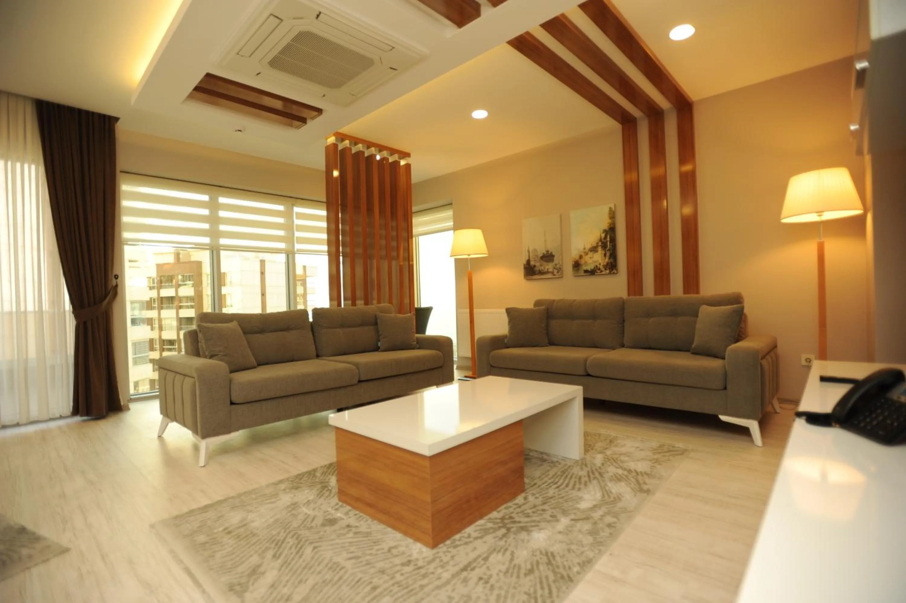 Living room in Qamar Prestige Suites