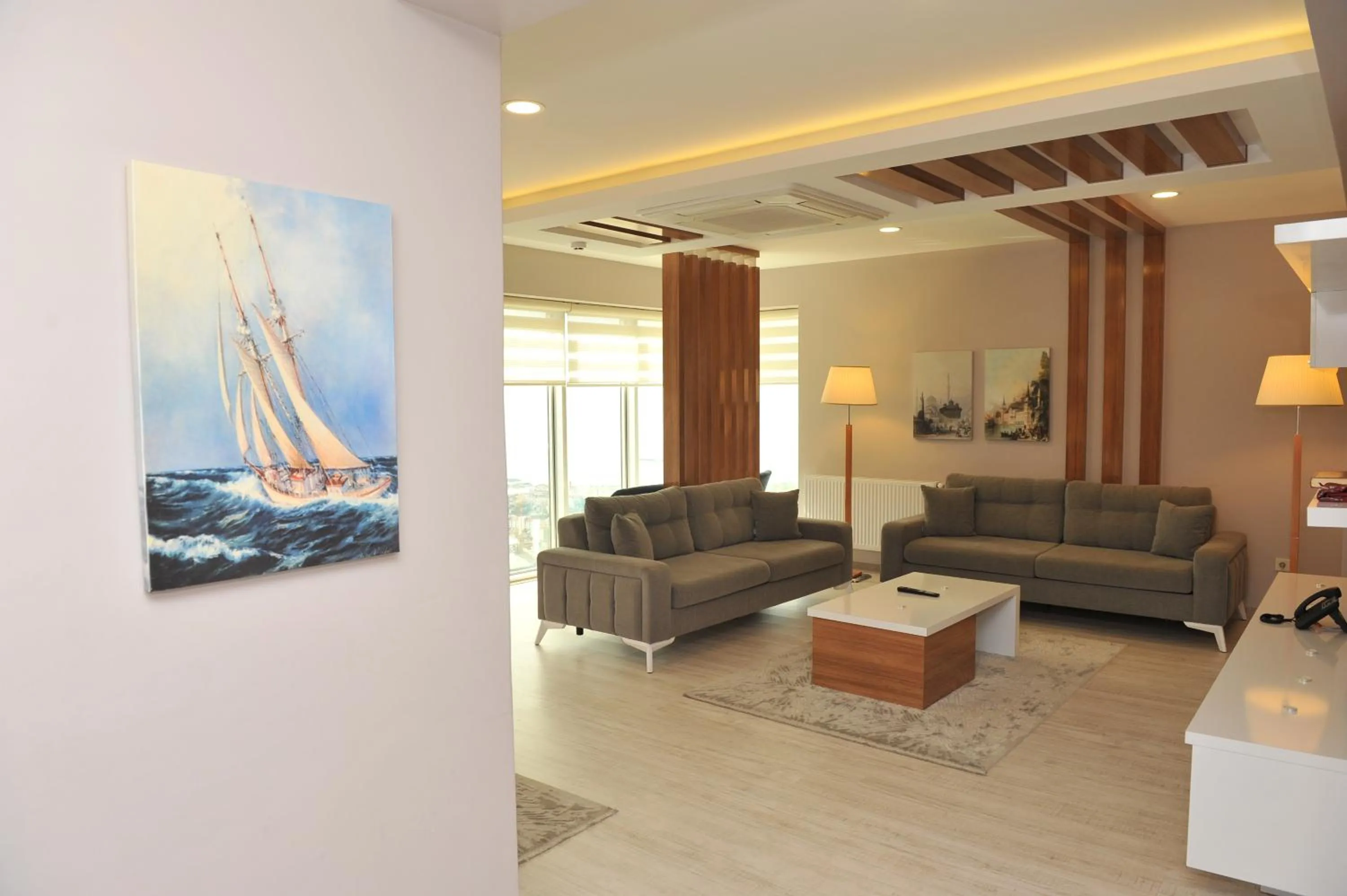 Living room in Qamar Prestige Suites