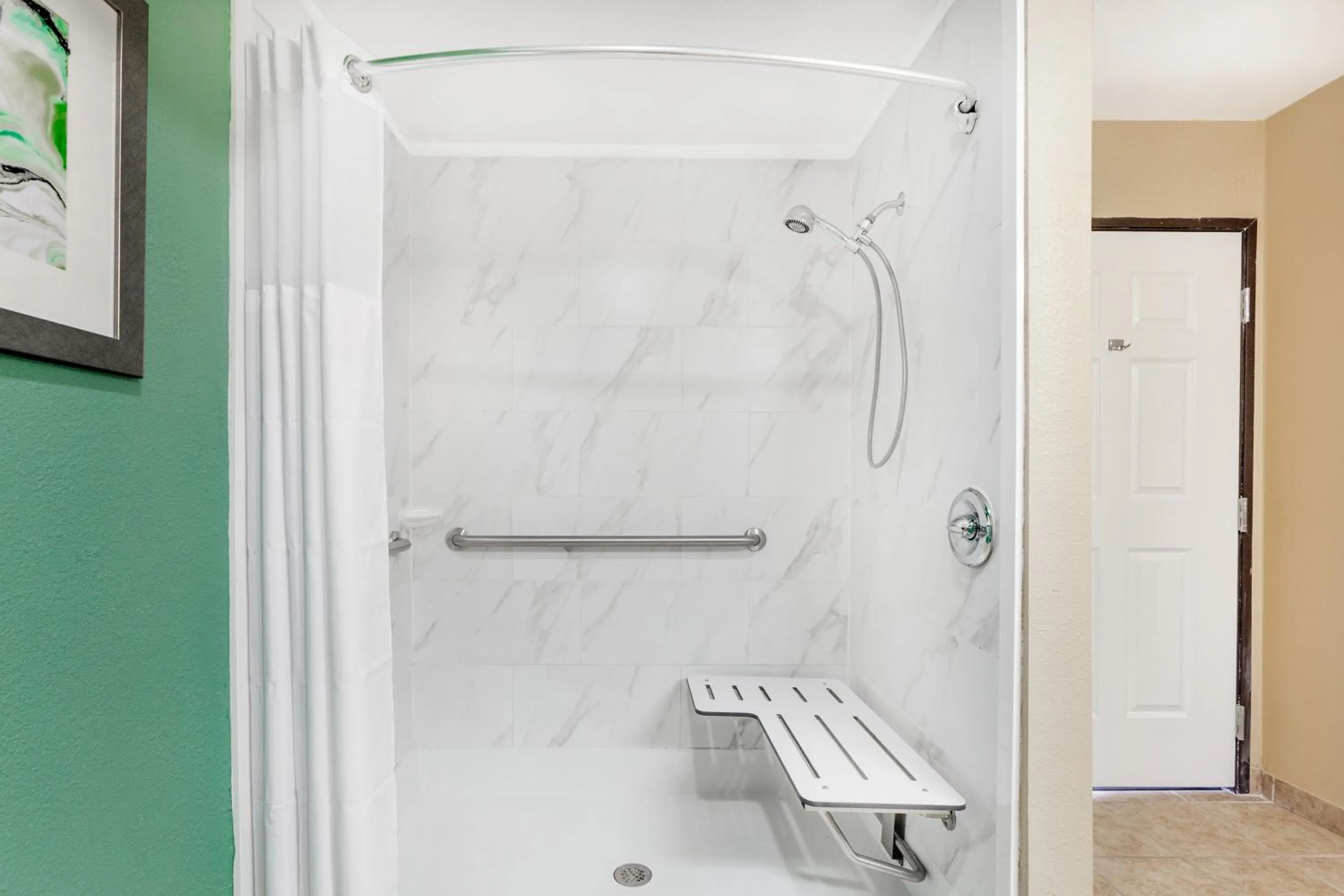 Shower in Baymont by Wyndham Midland Center