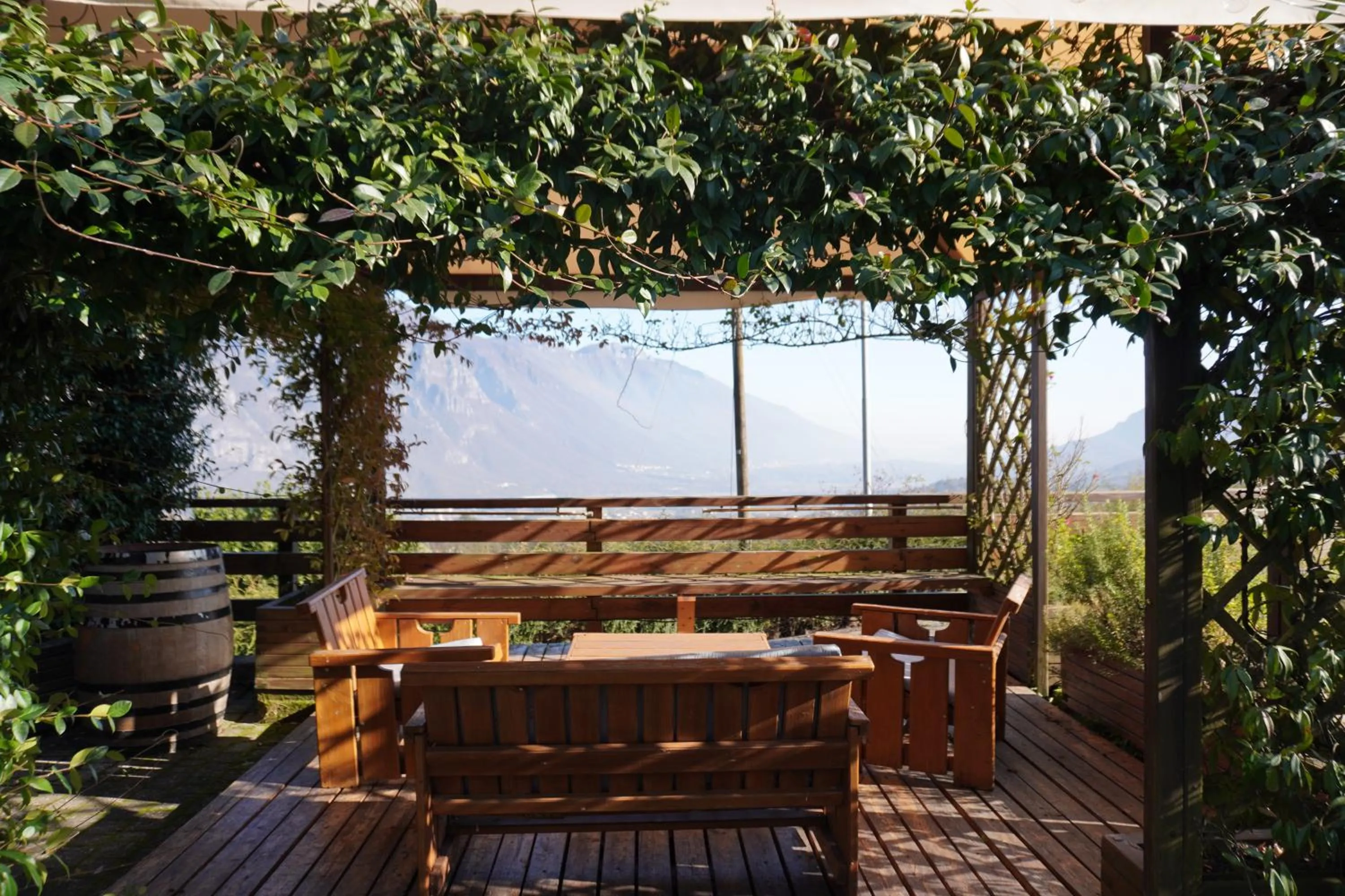 Balcony/Terrace in Giorgio e Flora Ristorante e Locanda