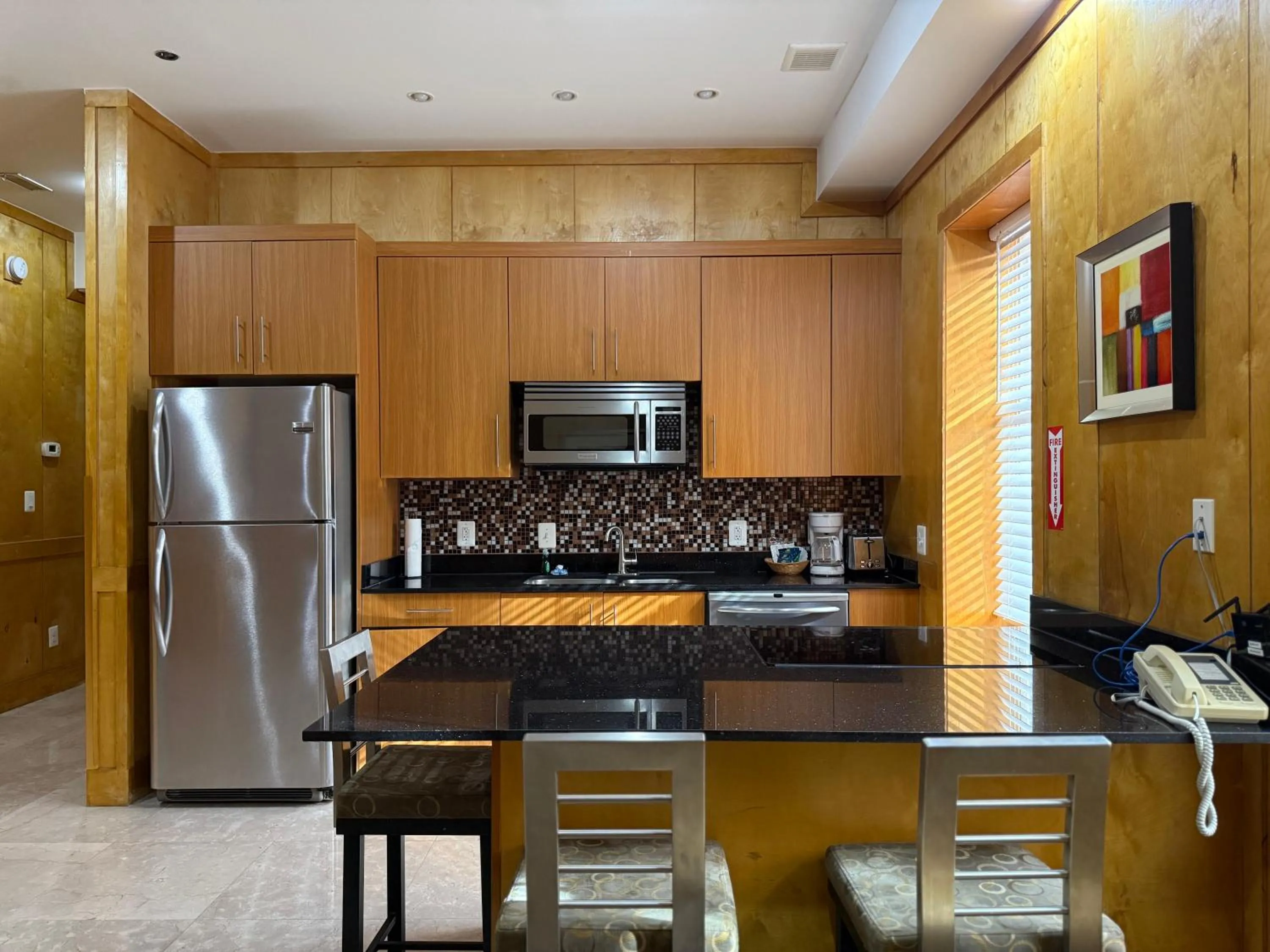 Kitchen or kitchenette in The Eldon Luxury Suites