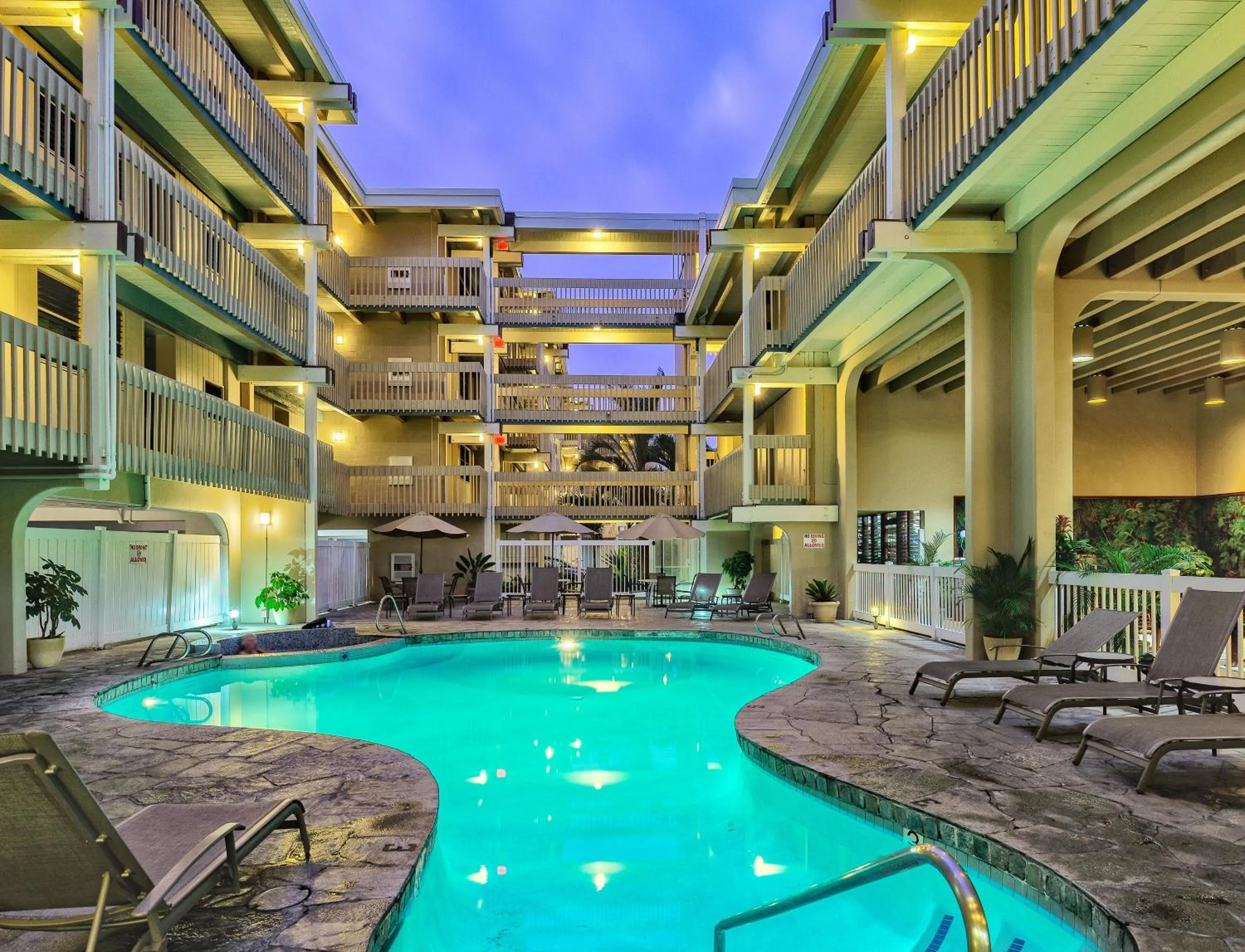 On site in Castle Kona Bali Kai