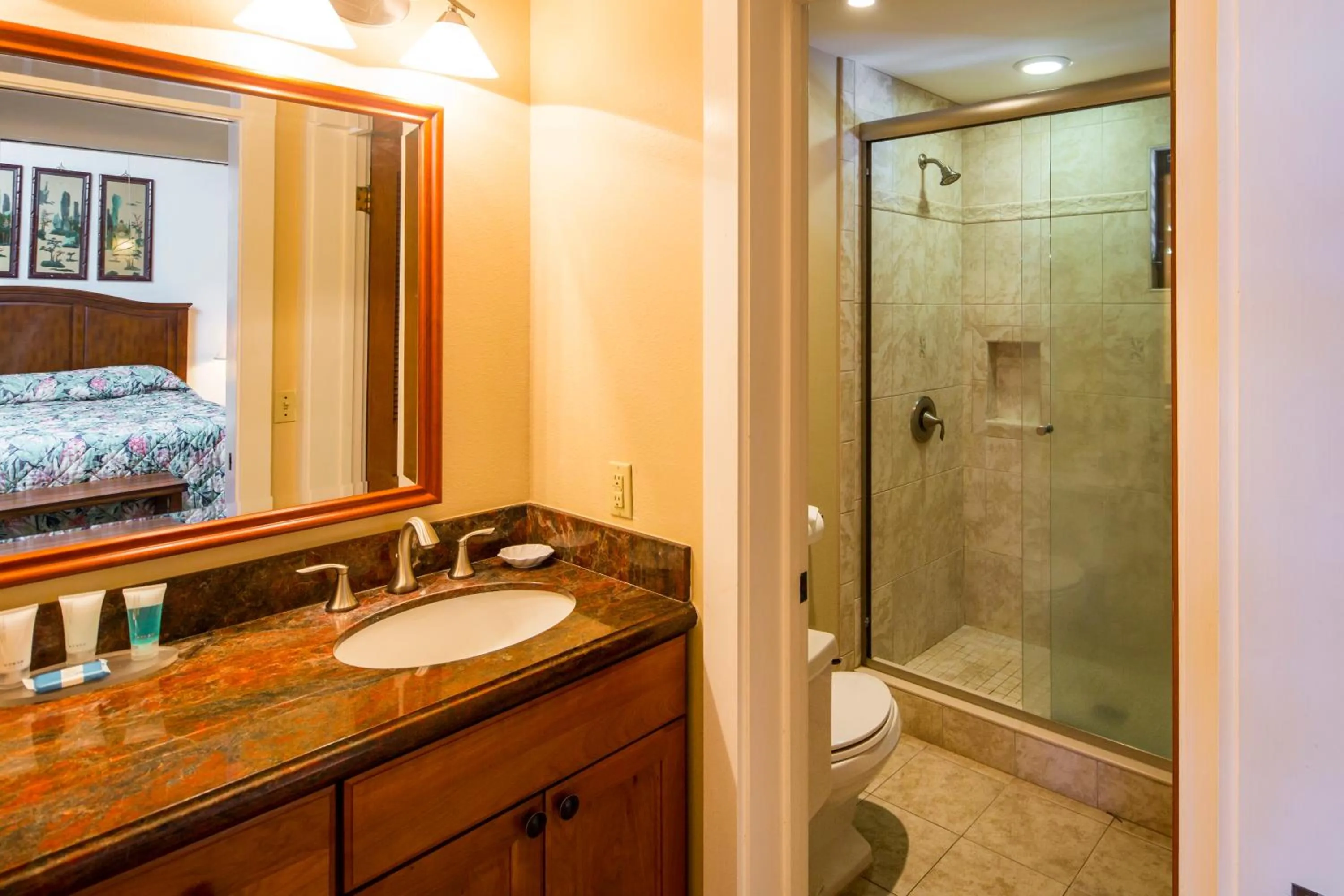 Bathroom in Kiahuna Plantation and Beach Bungalows by Castle