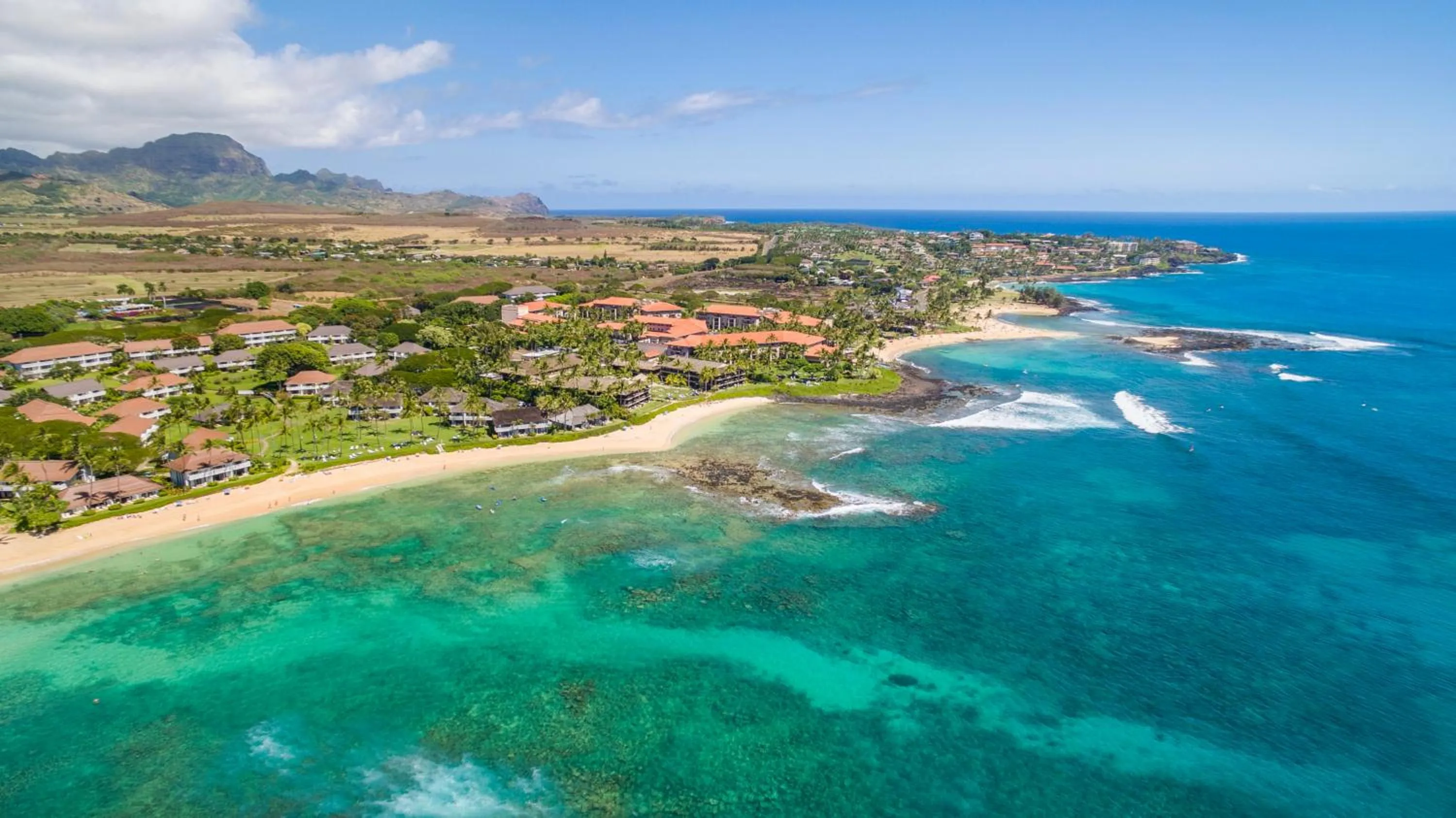 Bird's eye view in Kiahuna Plantation and Beach Bungalows by Castle