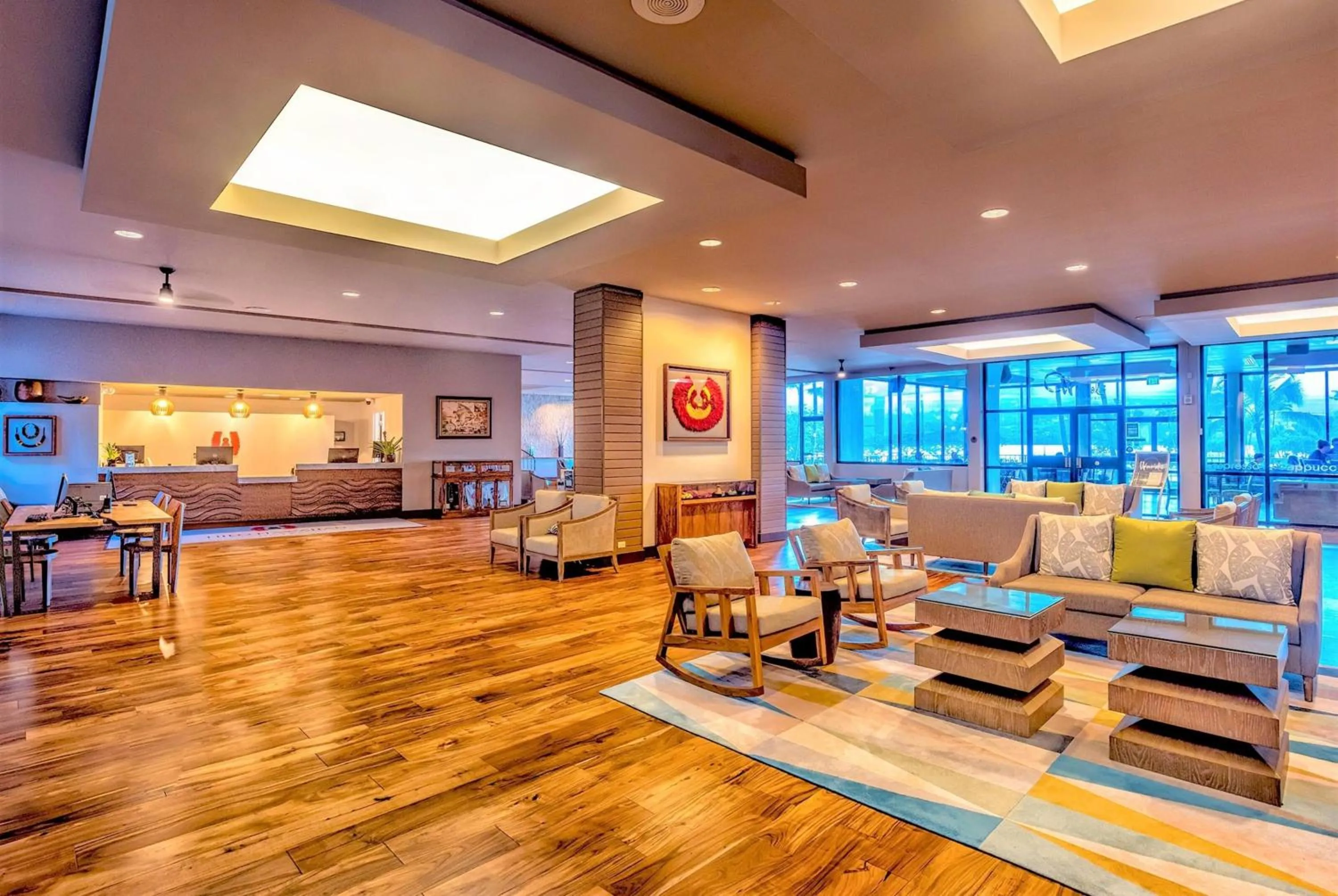 Lobby or reception in Hilo Hawaiian Hotel, Trademark Collection by Wyndham