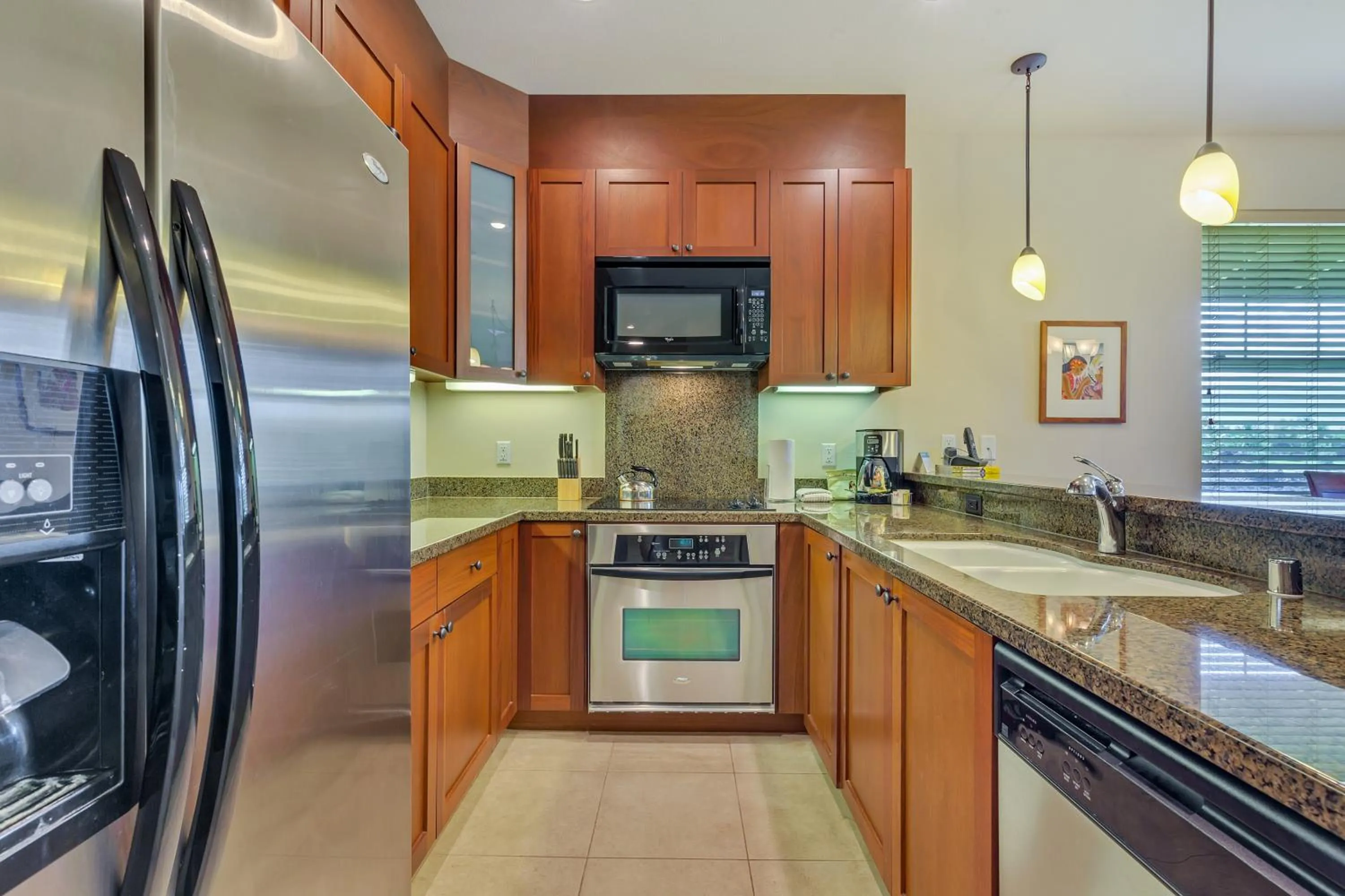 kitchen in Castle Hali'i Kai at Waikoloa