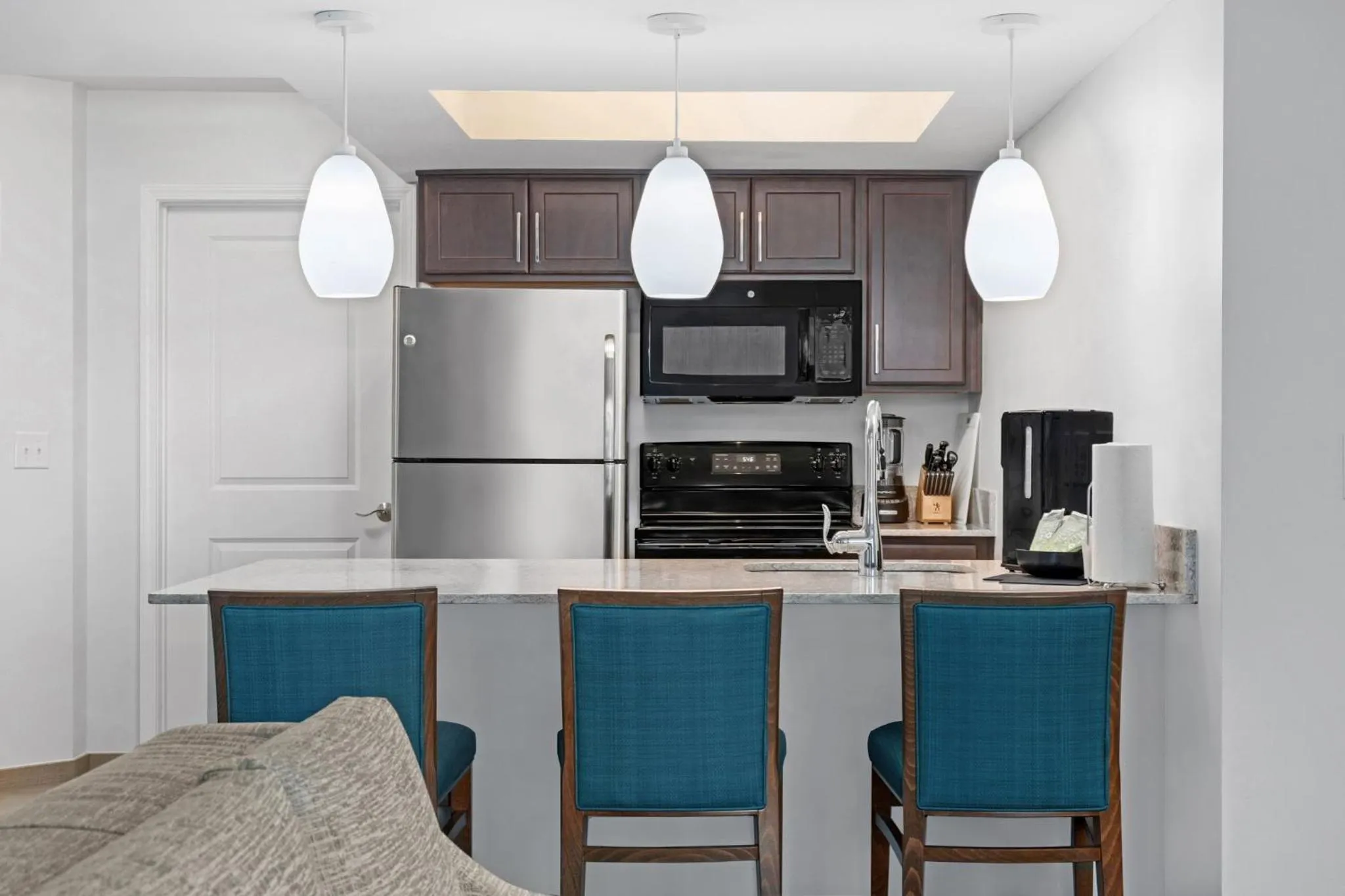 Communal kitchen in Club Wyndham Towers on the Grove