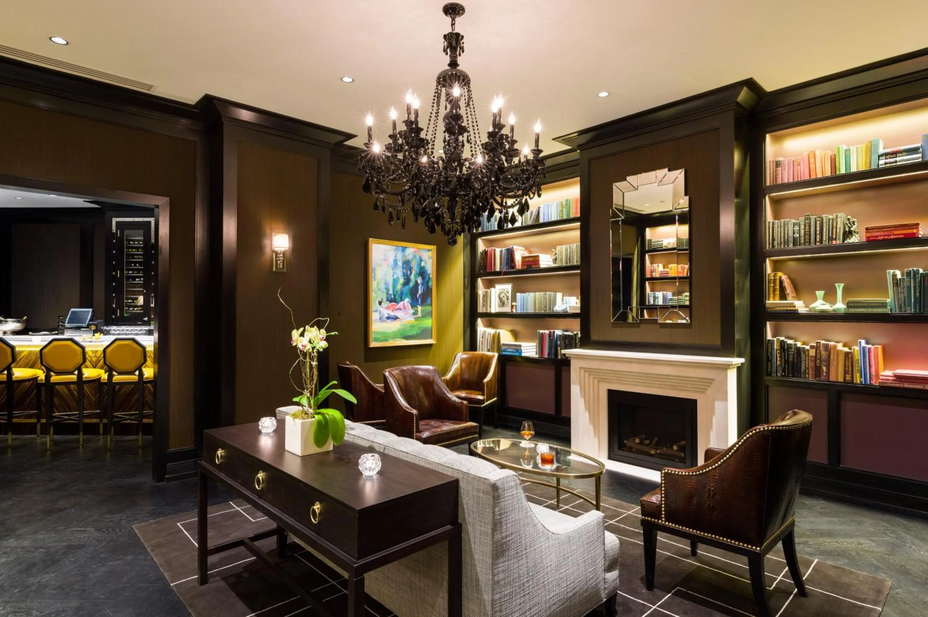 Living room in The Rittenhouse Hotel