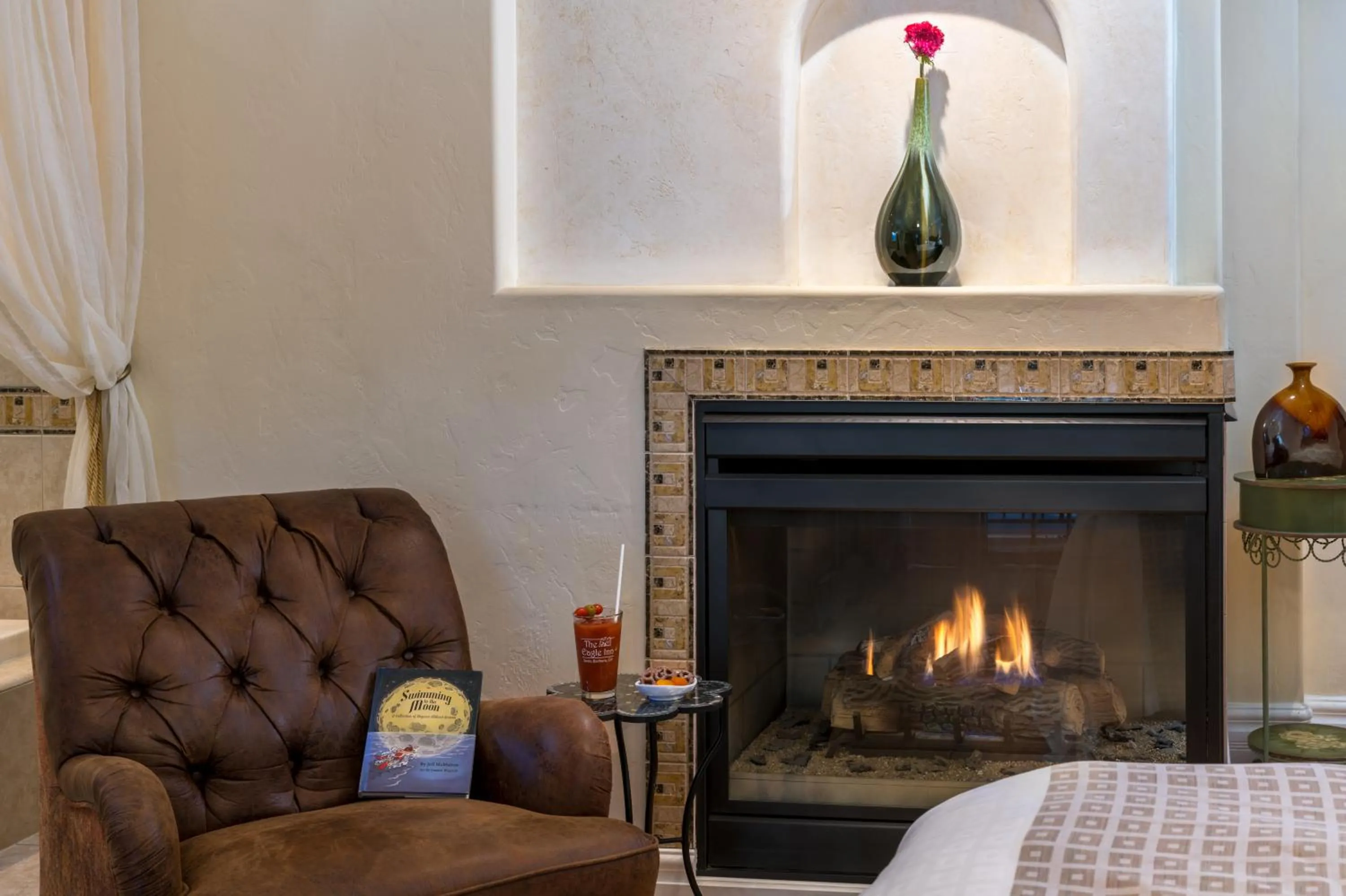 Seating area in The Eagle Inn