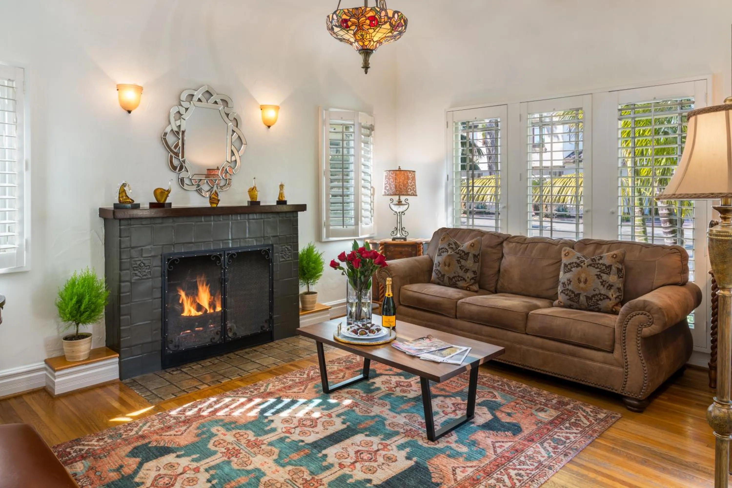 Living room in The Eagle Inn