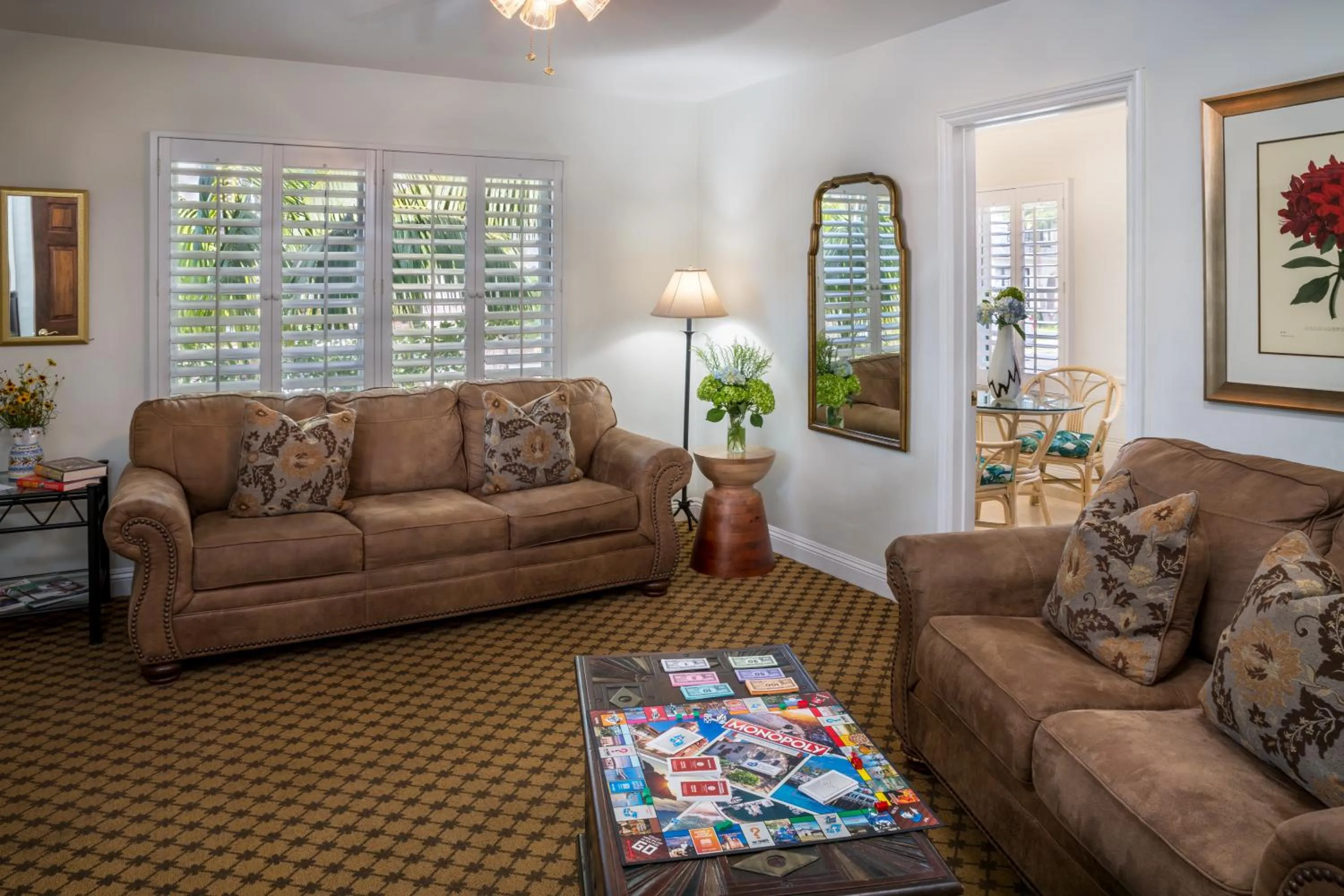 Living room in The Eagle Inn